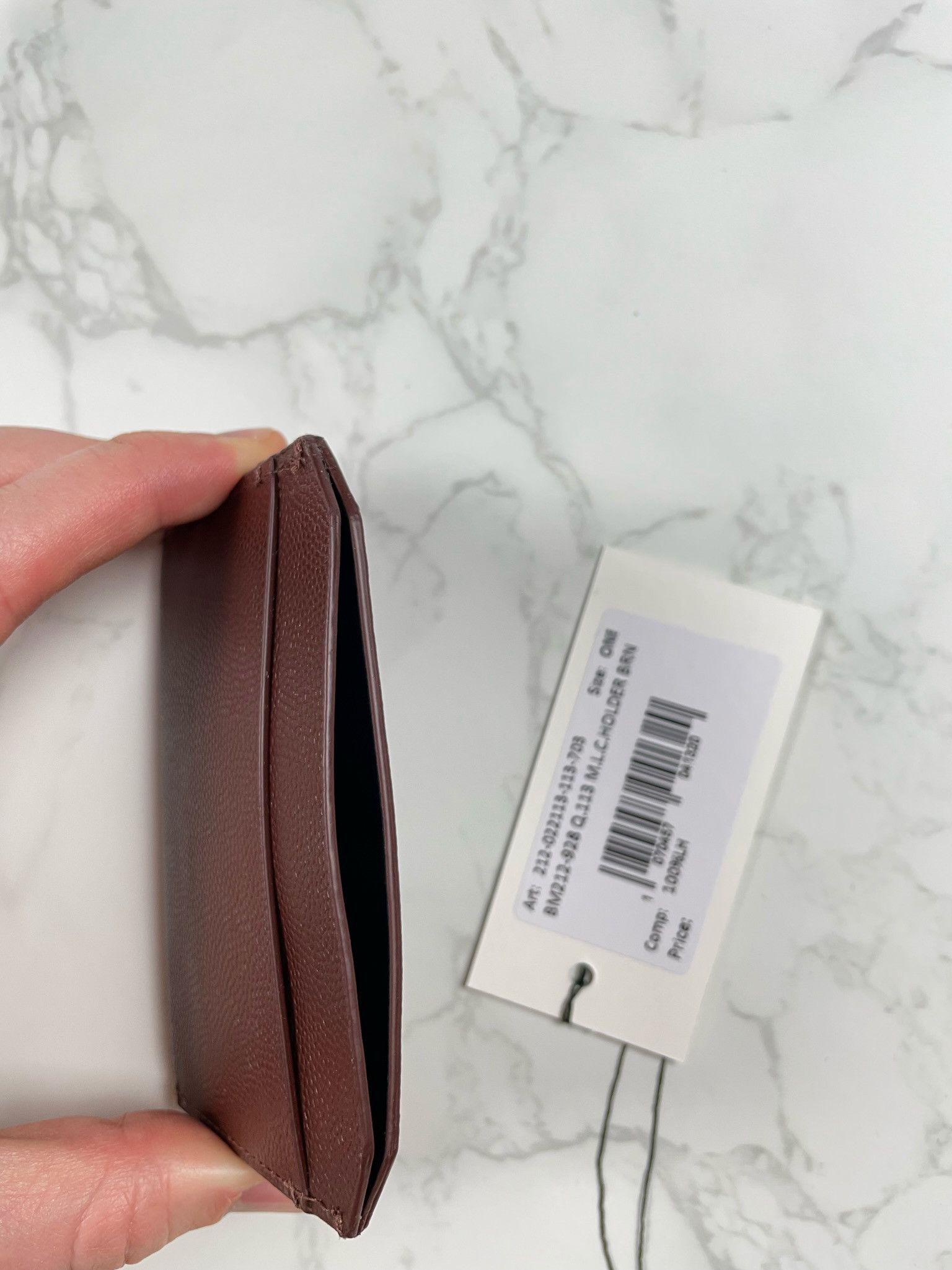 Dries Van Noten 🔥[SALE]🔥 Dries Van Noten Brown Leather Cardholder Size ONE SIZE - 4 Thumbnail