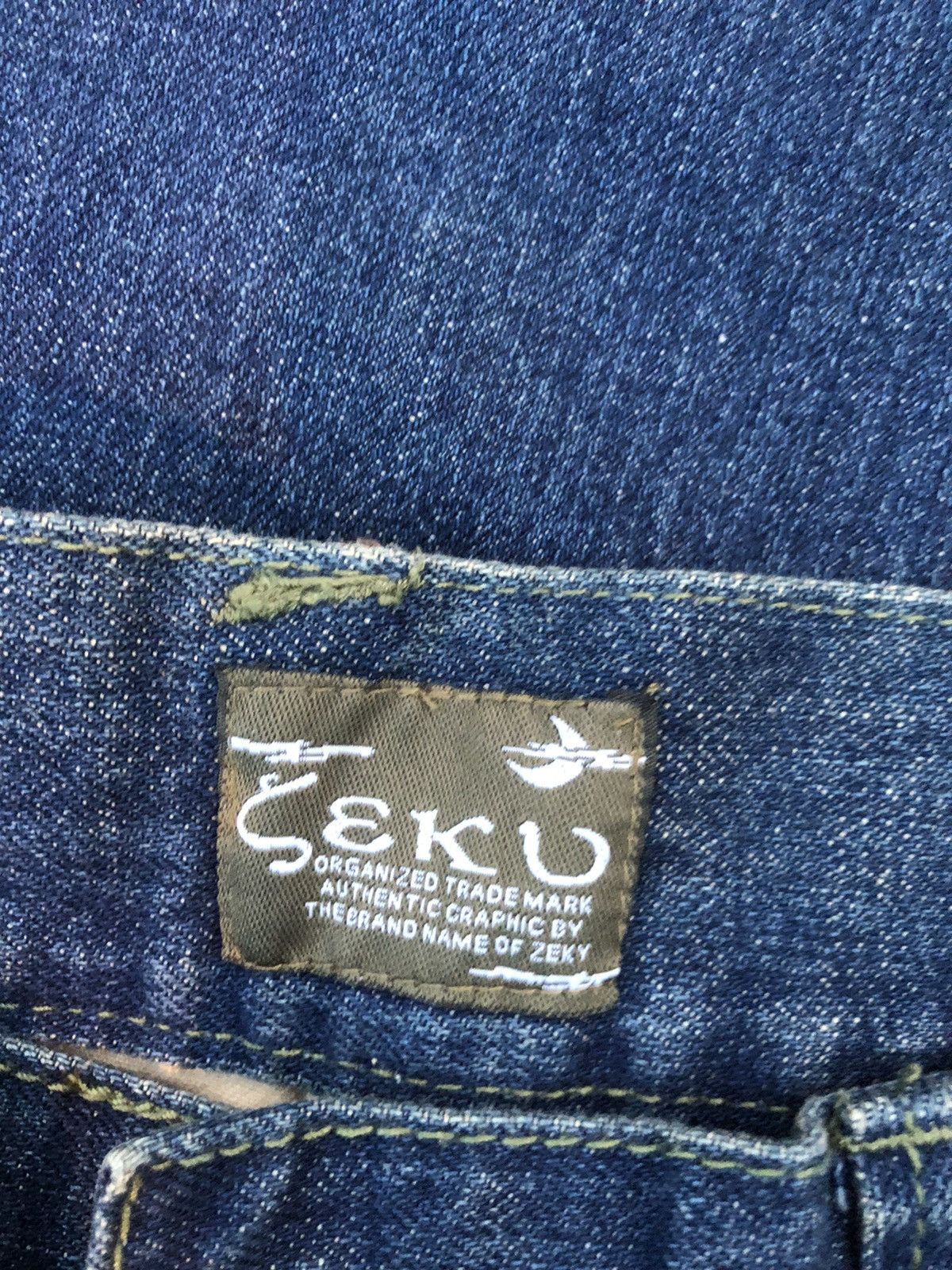 Japanese Brand Japanese Seku Dragon Embroidered Jeans Size US 32 / EU 48 - 13 Thumbnail