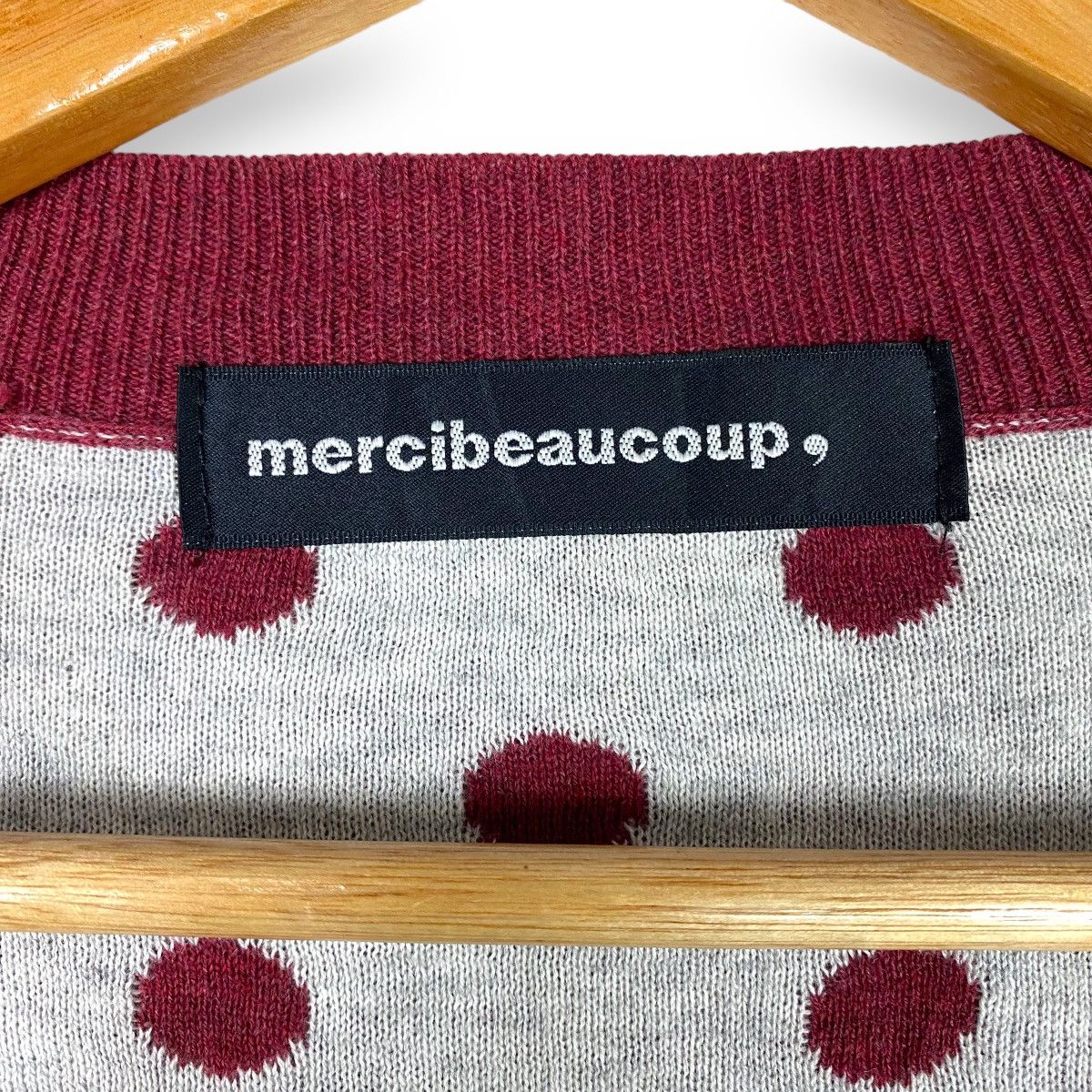 mercibeaucoup MERCIBEAUCOUP POLKADOT CARDIGAN JUMPER Size US S / EU 44-46 / 1 - 8 Thumbnail