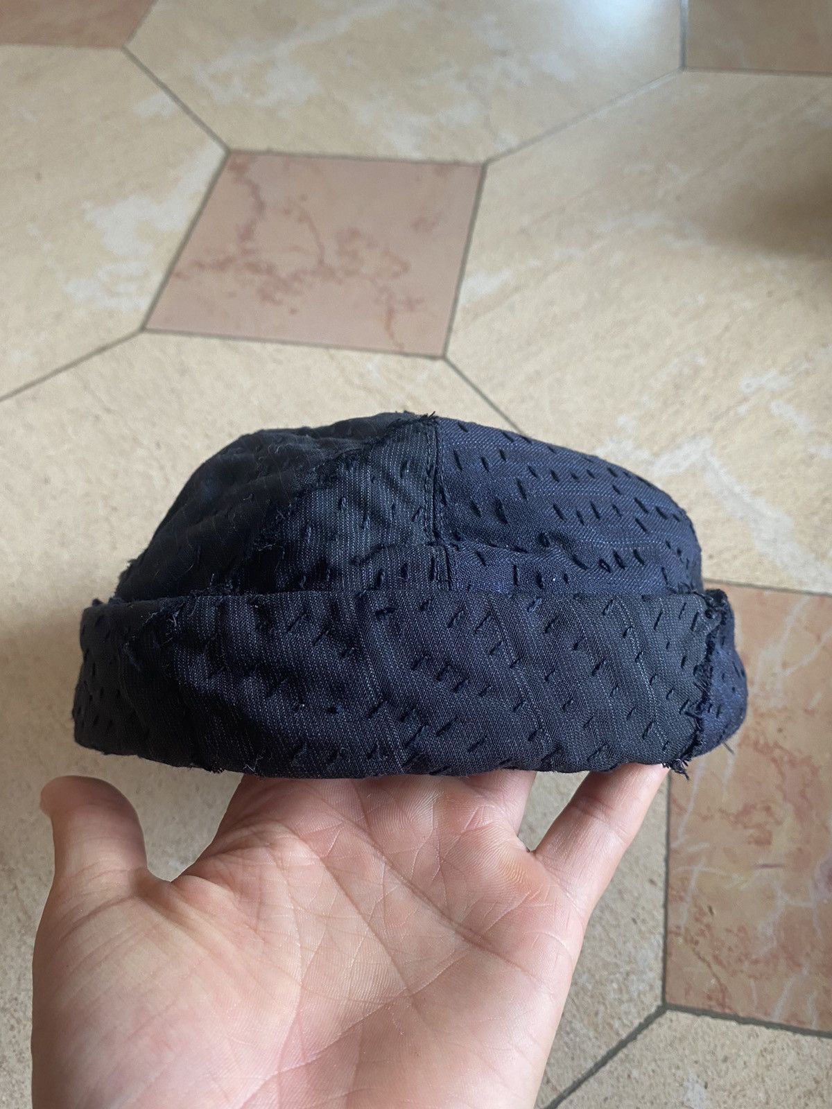 By Walid Navy Wool Emperor hat Size ONE SIZE - 1 Thumbnail