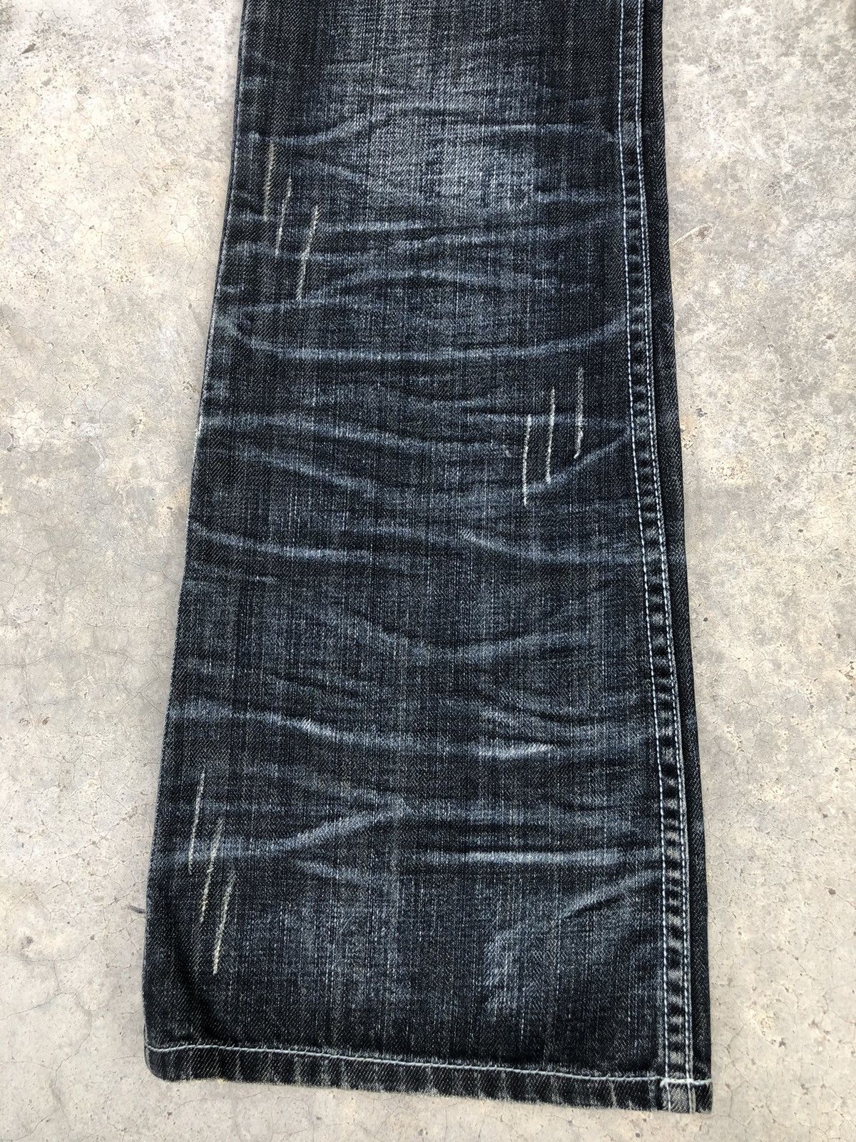 semanticdesign Japanese Semantic Design Flared Jeans Distressed Jeans Size US 32 / EU 48 - 6 Thumbnail