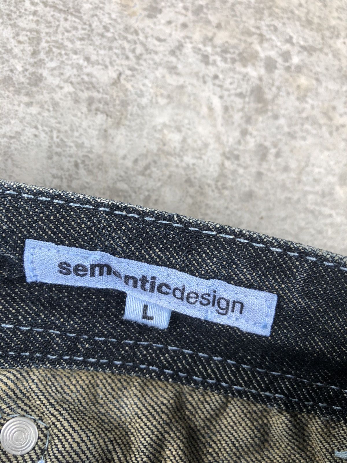 semanticdesign Japanese Semantic Design Flared Jeans Distressed Jeans Size US 32 / EU 48 - 16 Thumbnail