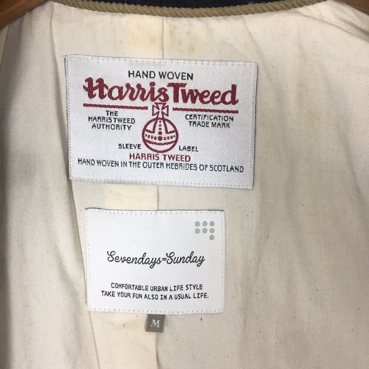Harris Tweed Vintage Harris Tweed Designer Luxury Outdoor Long Coat Size US M / EU 48-50 / 2 - 6 Thumbnail