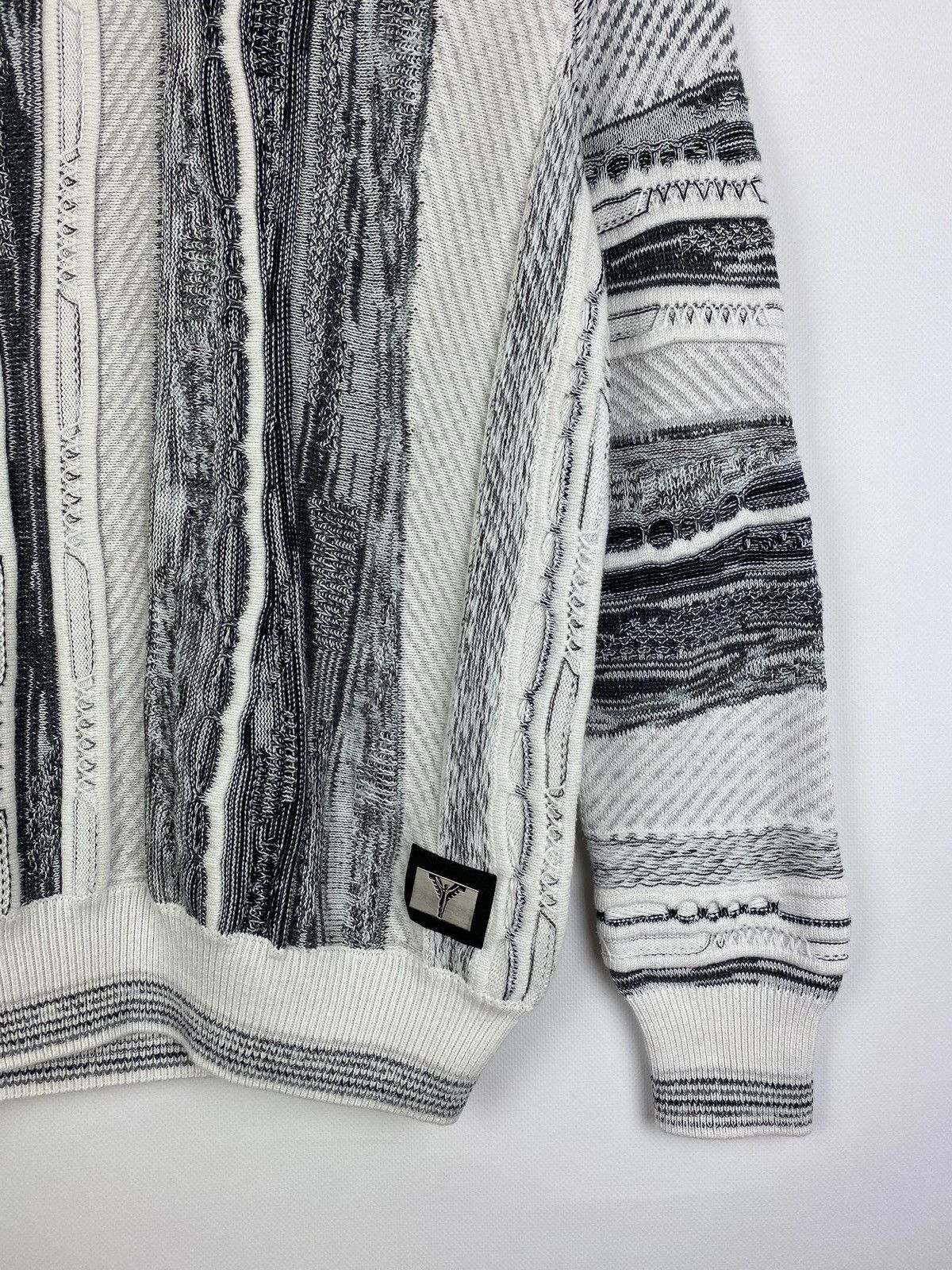Carlo Colucci × Vintage Carlo Colucci men’s Coogi style 3D knitted sweater pullover Size US XXS / EU 40 - 8 Thumbnail