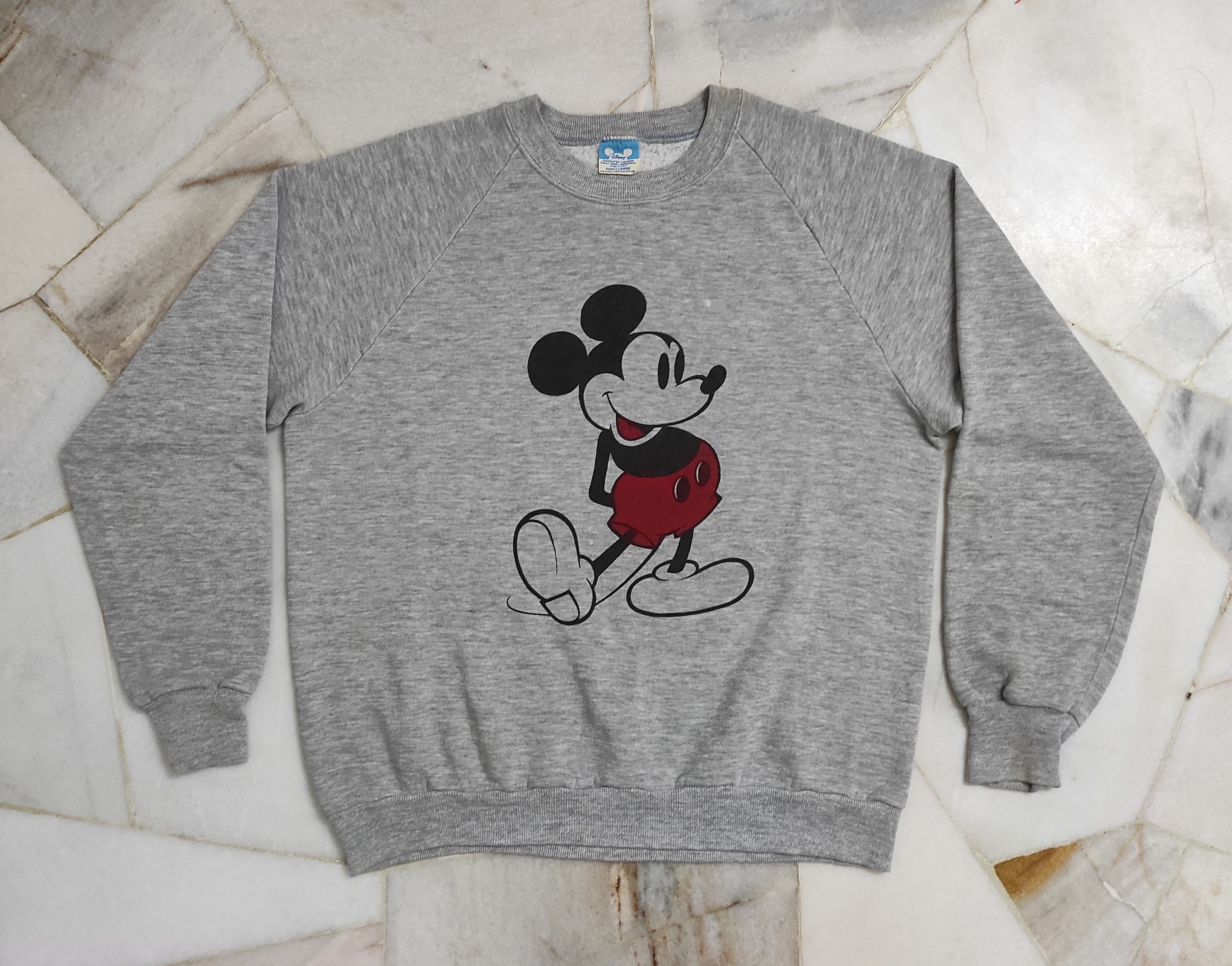 Disney × Seditionaries × Vintage Vintage 70s 80s Walt Disney Mickey Mouse triblend USA Size US L / EU 52-54 / 3 - 1 Thumbnail