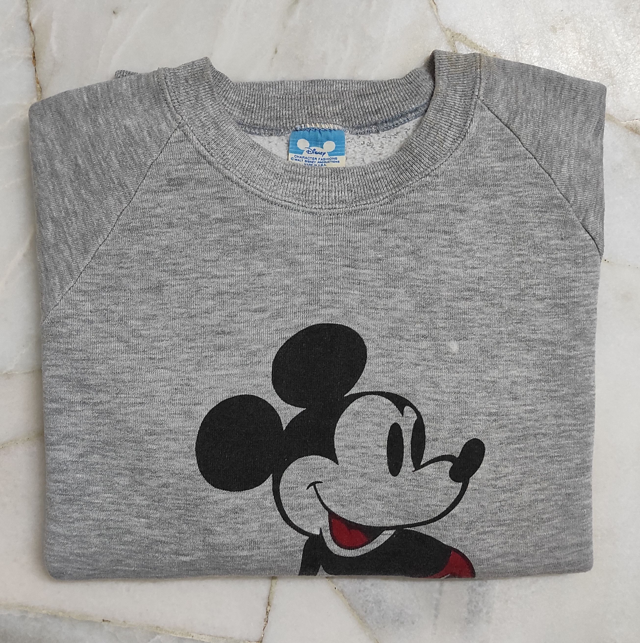Disney × Seditionaries × Vintage Vintage 70s 80s Walt Disney Mickey Mouse triblend USA Size US L / EU 52-54 / 3 - 6 Thumbnail
