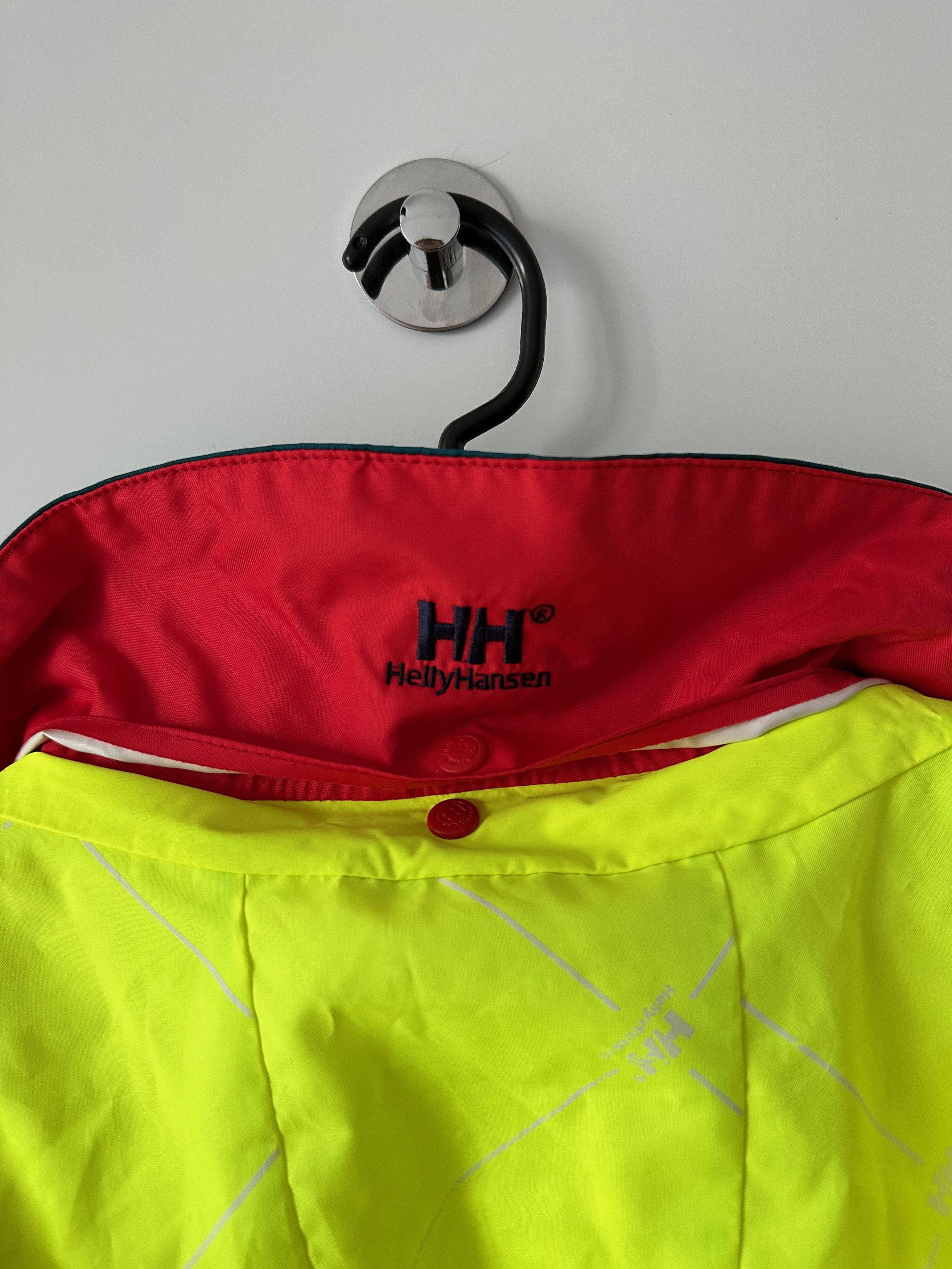 Helly Hansen 90's Helly Hansen Vintage Hooded Rain Yachting jacket Size US S / EU 44-46 / 1 - 10 Thumbnail