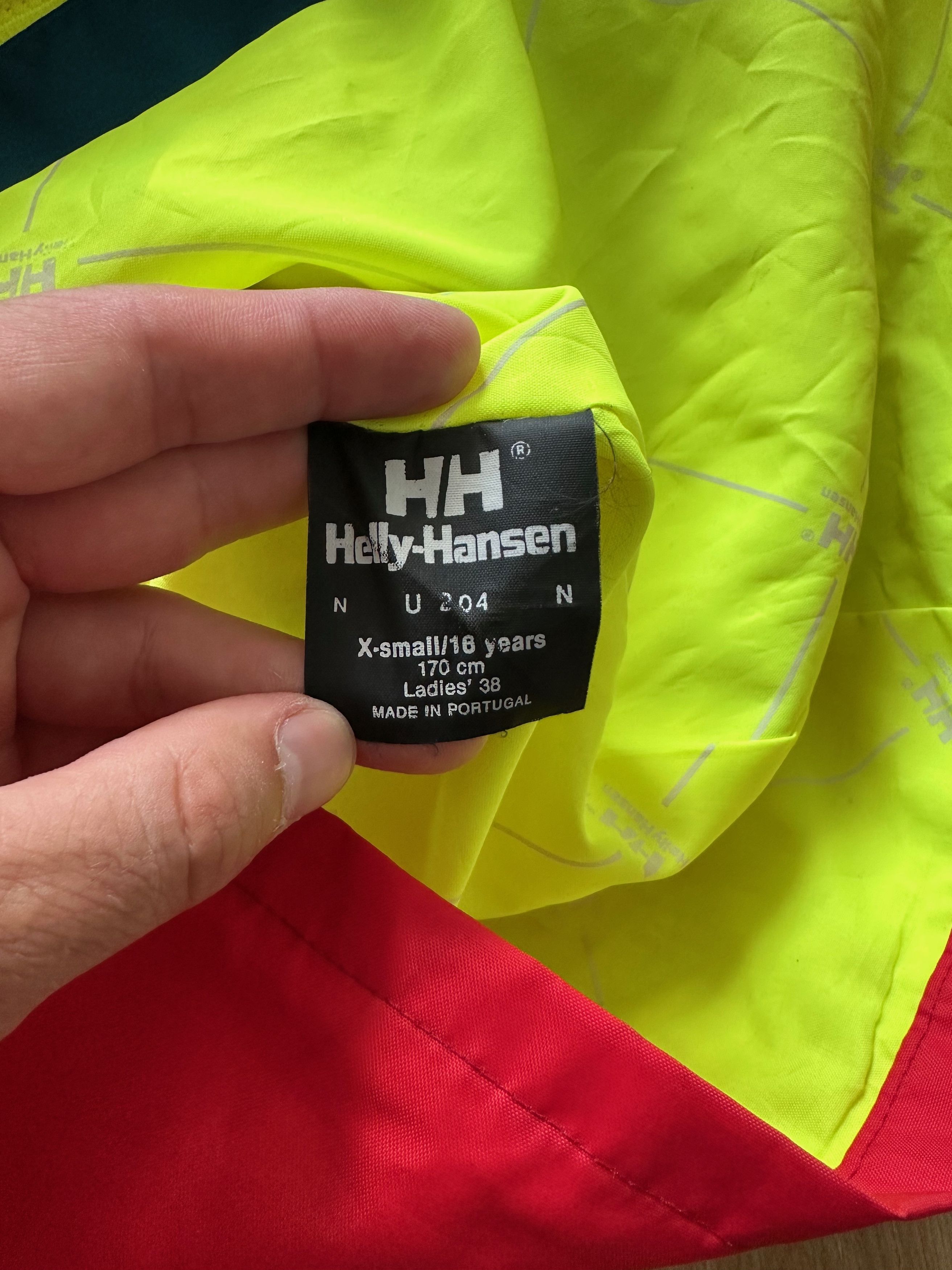 Helly Hansen 90's Helly Hansen Vintage Hooded Rain Yachting jacket Size US S / EU 44-46 / 1 - 11 Thumbnail
