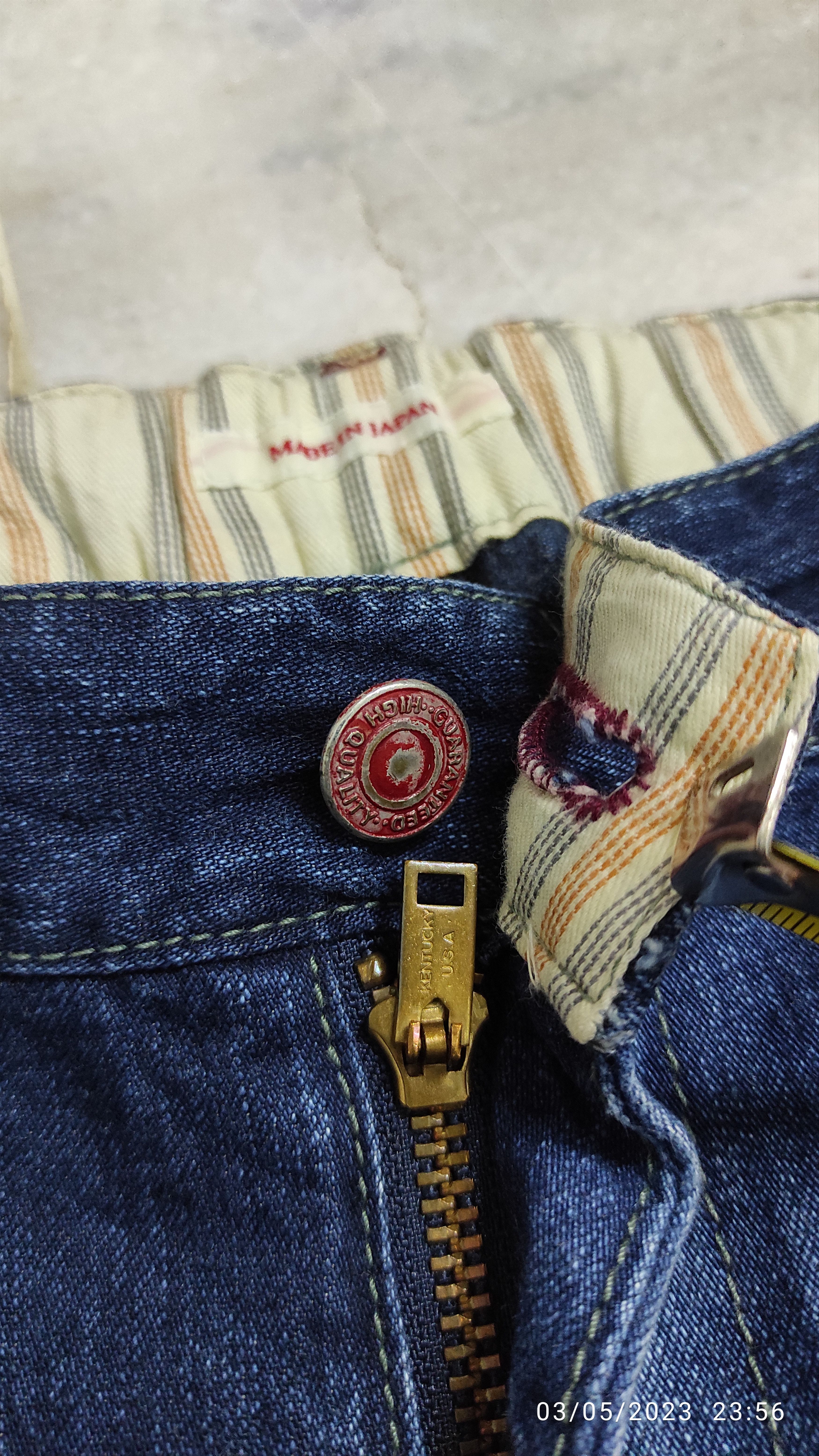 Eternal ETERNAL Sashiko Artisan Reconstruction Boro Denim Pants Size US 32 / EU 48 - 6 Thumbnail