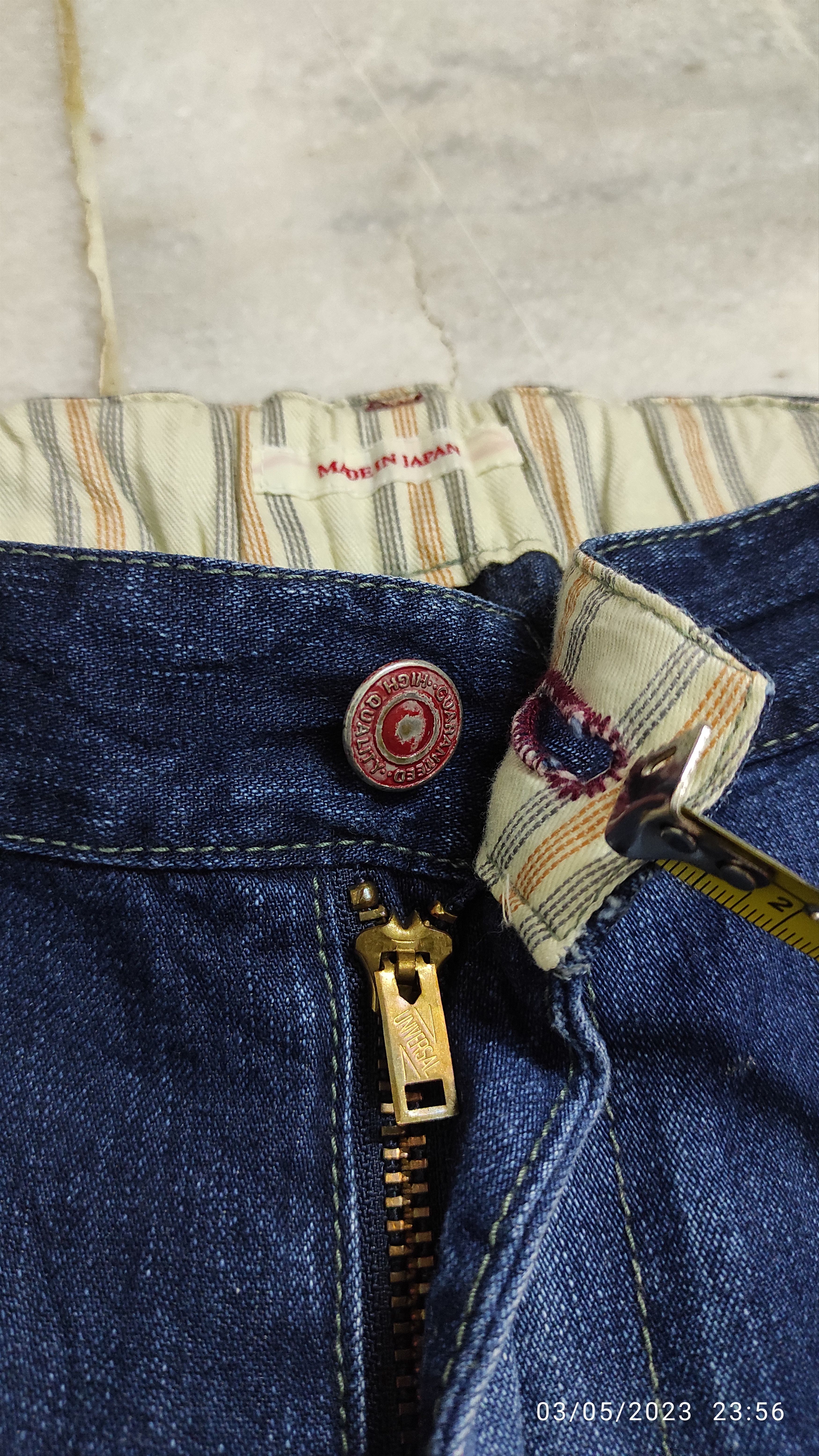 Eternal ETERNAL Sashiko Artisan Reconstruction Boro Denim Pants Size US 32 / EU 48 - 7 Thumbnail