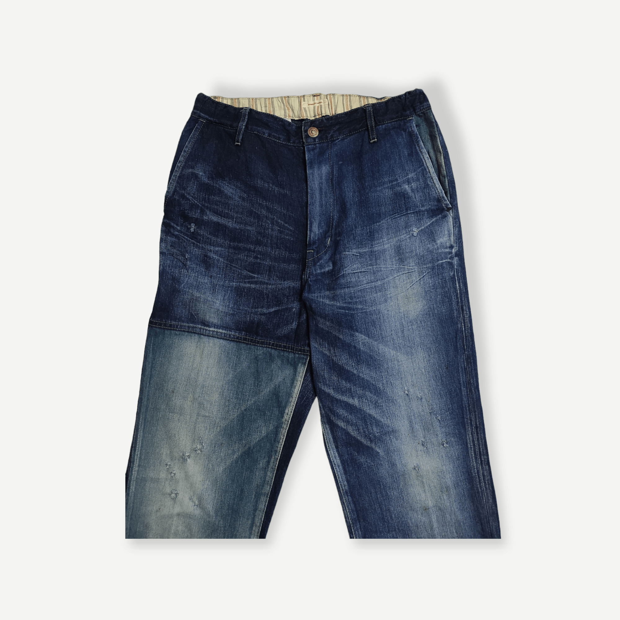 Eternal ETERNAL Sashiko Artisan Reconstruction Boro Denim Pants Size US 32 / EU 48 - 9 Thumbnail