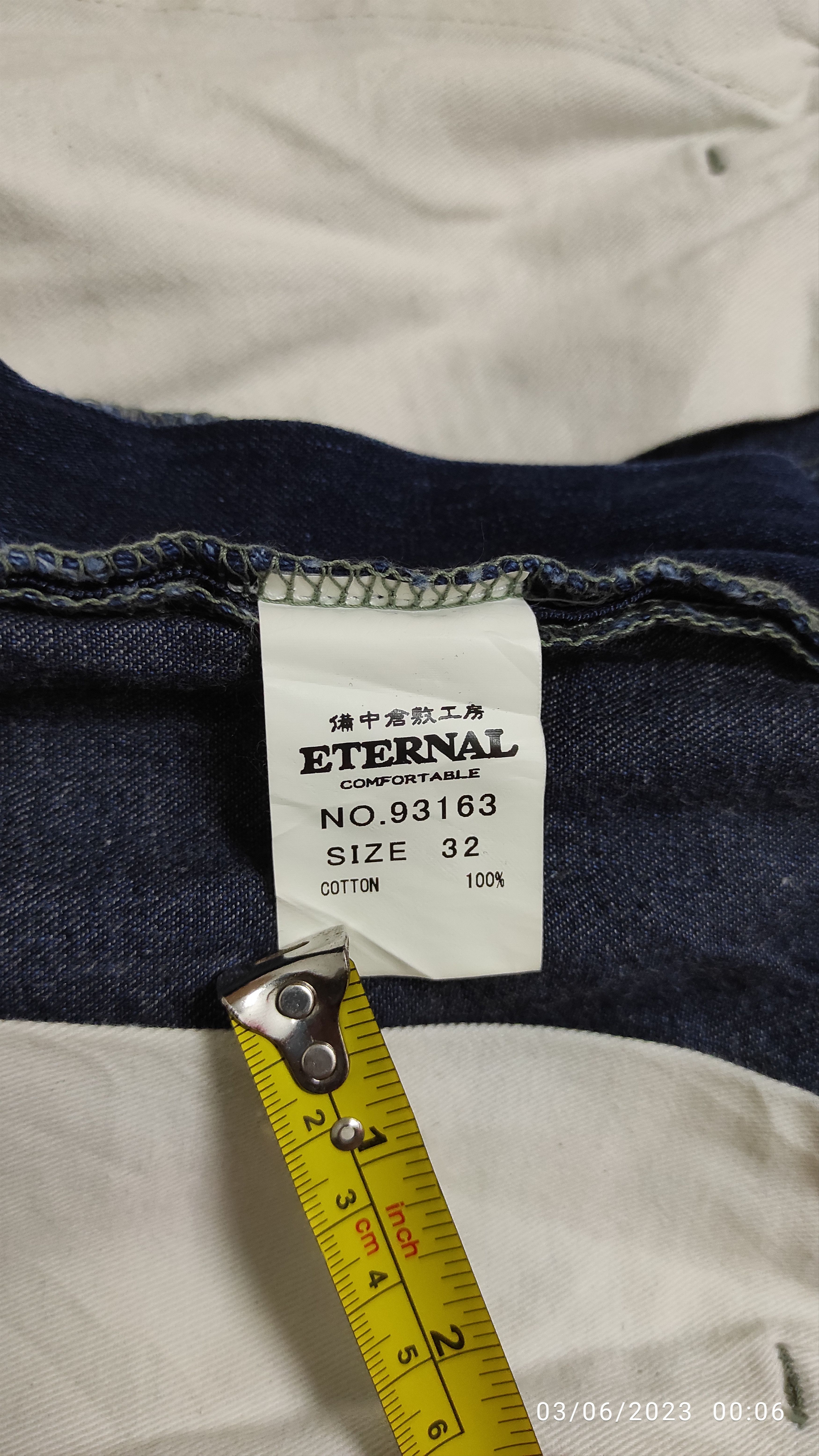 Eternal ETERNAL Sashiko Artisan Reconstruction Boro Denim Pants Size US 32 / EU 48 - 4 Thumbnail