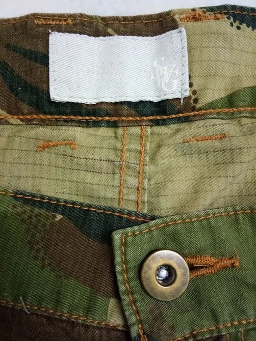 Japanese Brand Swing Set Nashville Jungle camo cargo denim pants Size US 32 / EU 48 - 7 Thumbnail