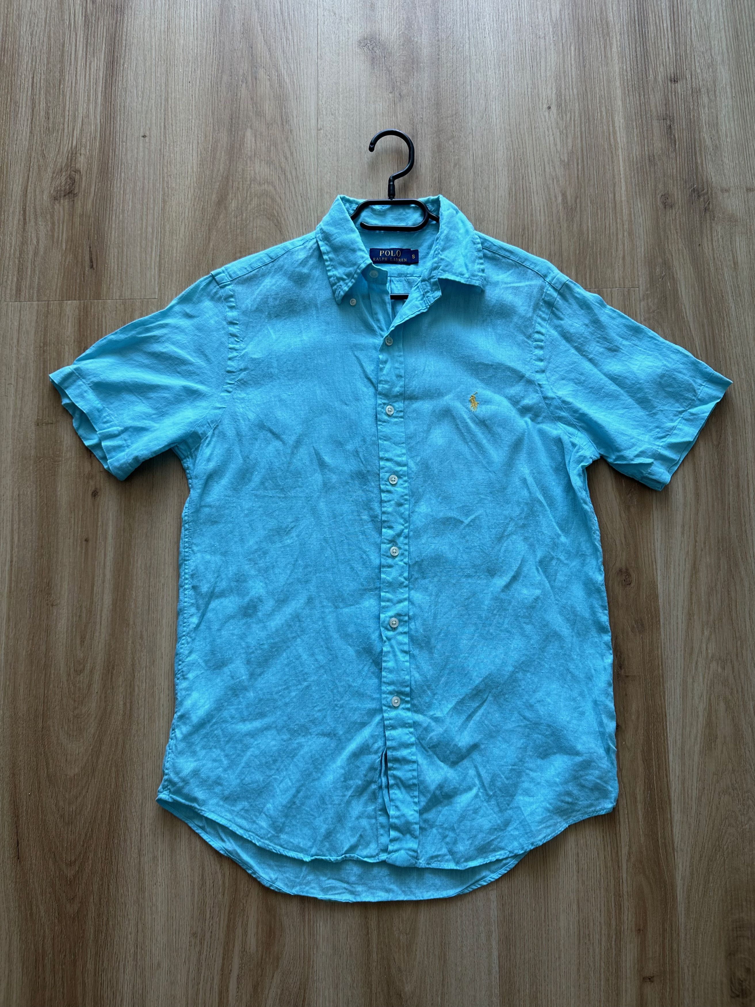 Polo Ralph Lauren Polo Ralph Lauren Sky Blue 100% Linen shirt S Size US S / EU 44-46 / 1 - 7 Thumbnail