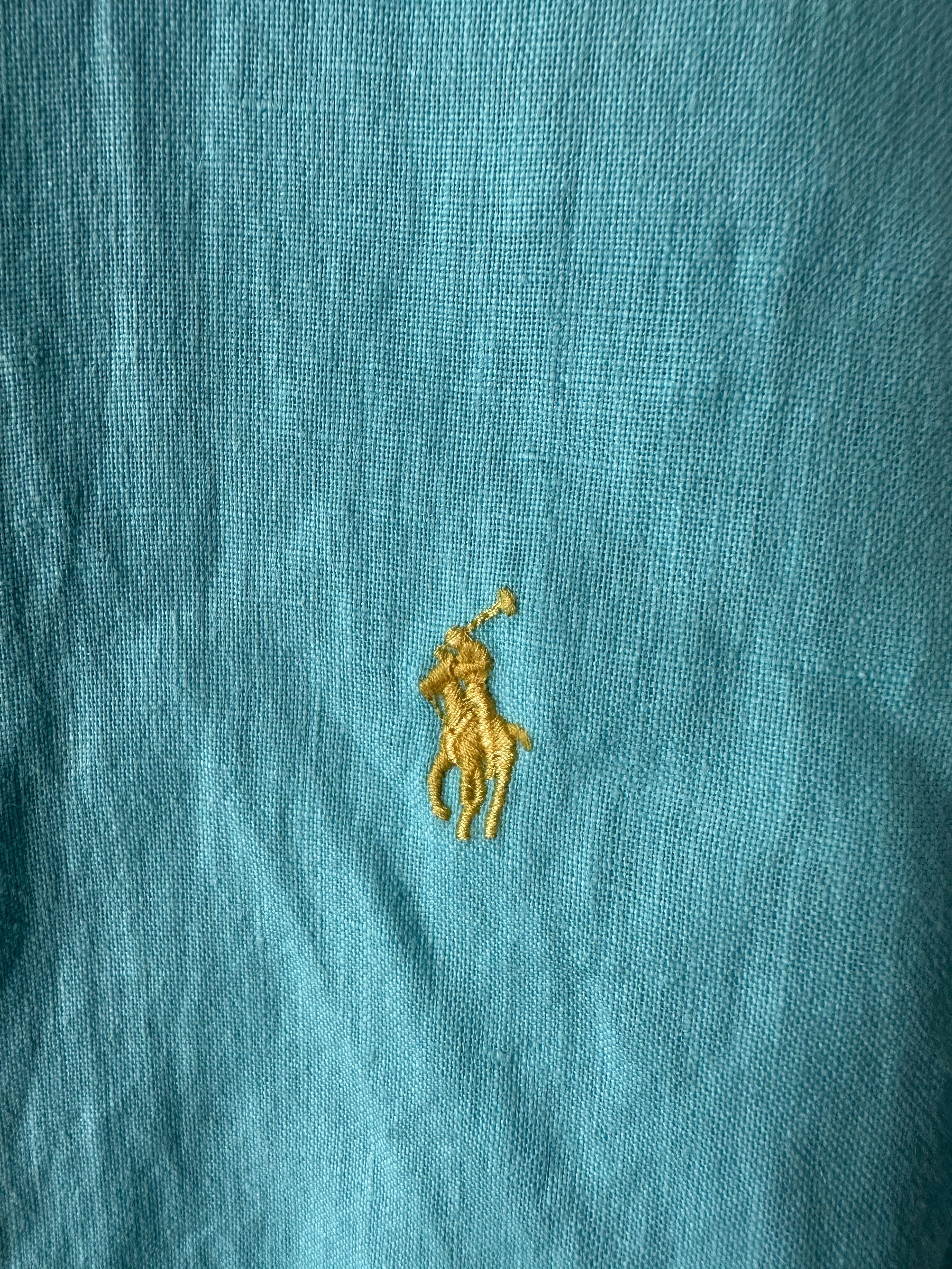 Polo Ralph Lauren Polo Ralph Lauren Sky Blue 100% Linen shirt S Size US S / EU 44-46 / 1 - 4 Thumbnail