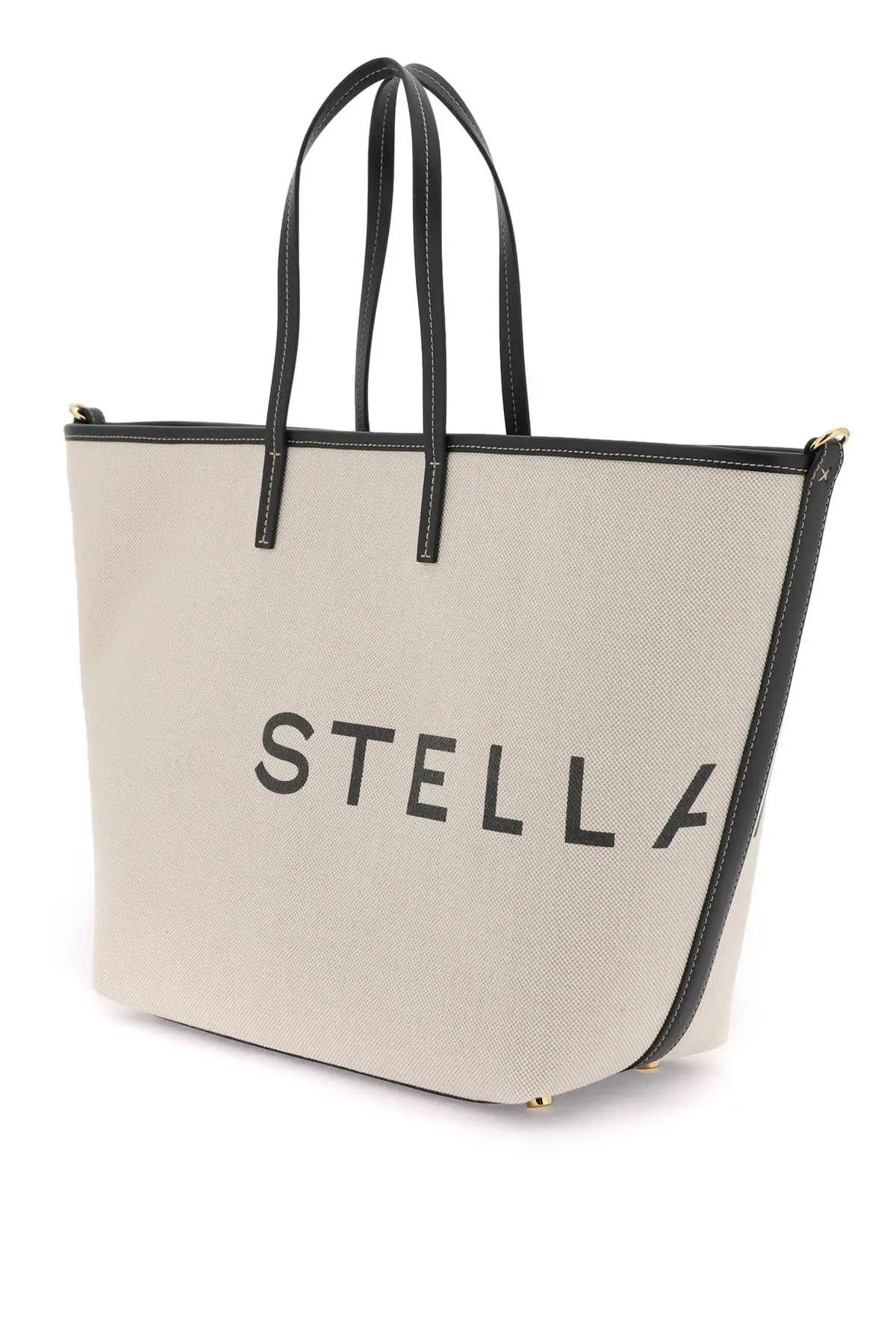 Stella McCartney o1s22i1n0823 Tote Bag in White Black Size ONE SIZE - 2 Preview