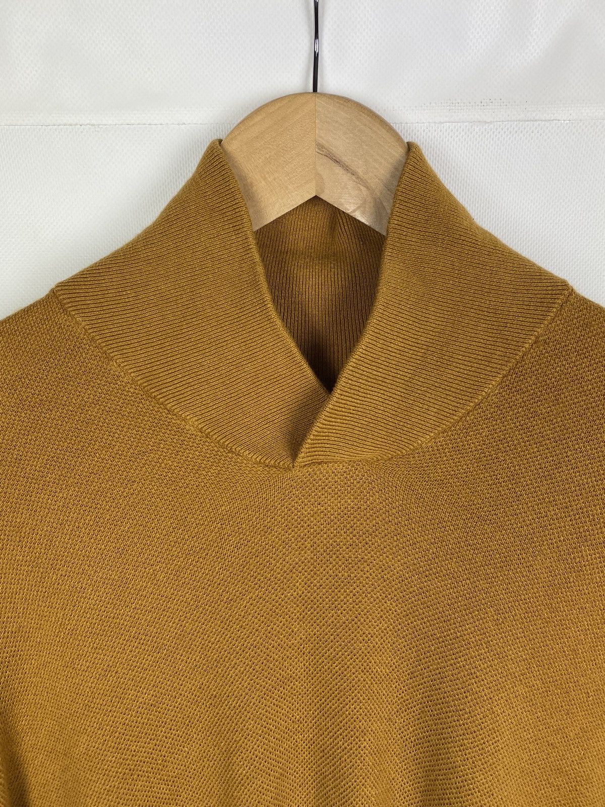 Suitsupply Suitsupply cotton cashmere shawl collar sweater pullover Size US M / EU 48-50 / 2 - 2 Thumbnail