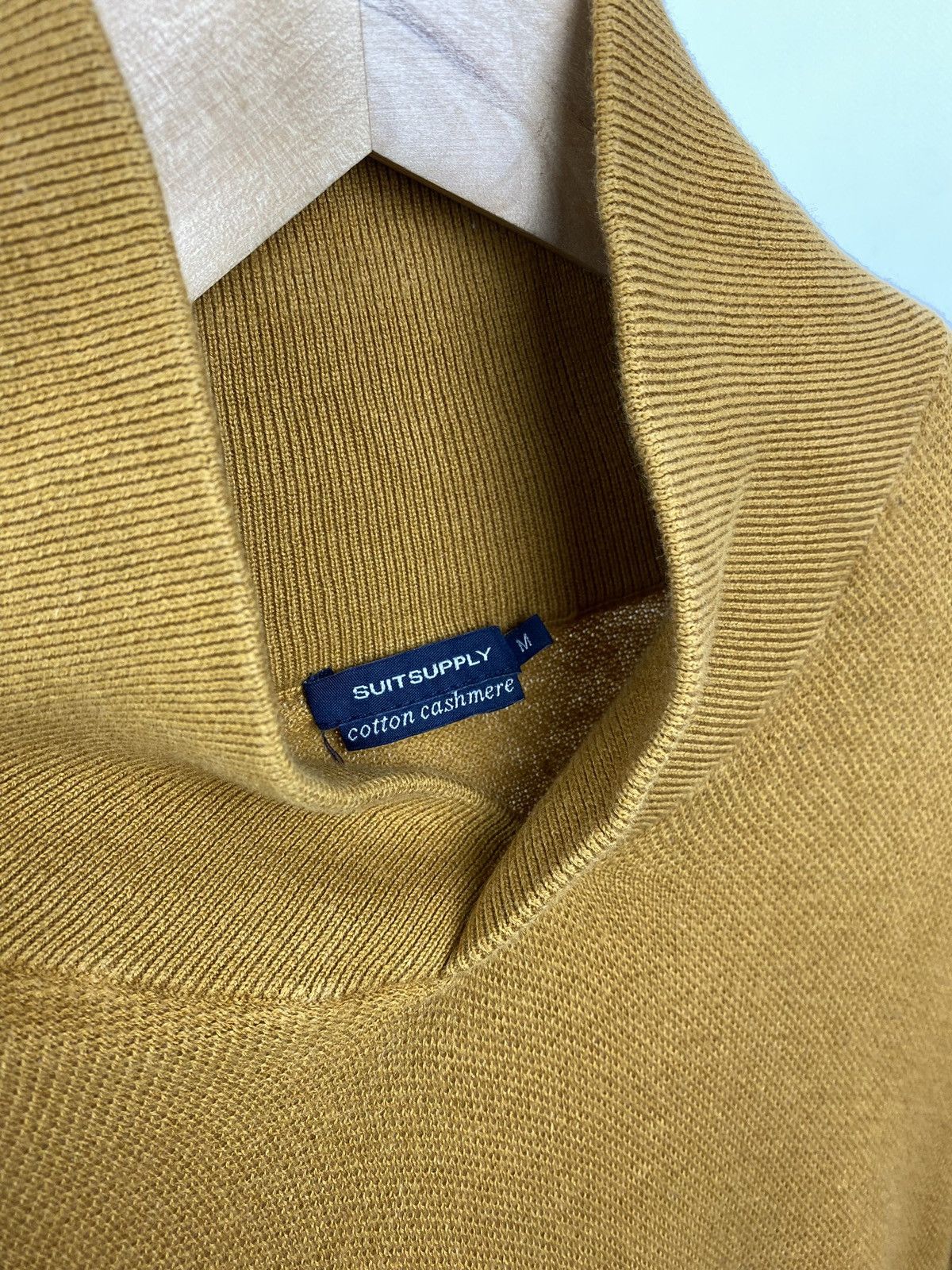 Suitsupply Suitsupply cotton cashmere shawl collar sweater pullover Size US M / EU 48-50 / 2 - 10 Thumbnail