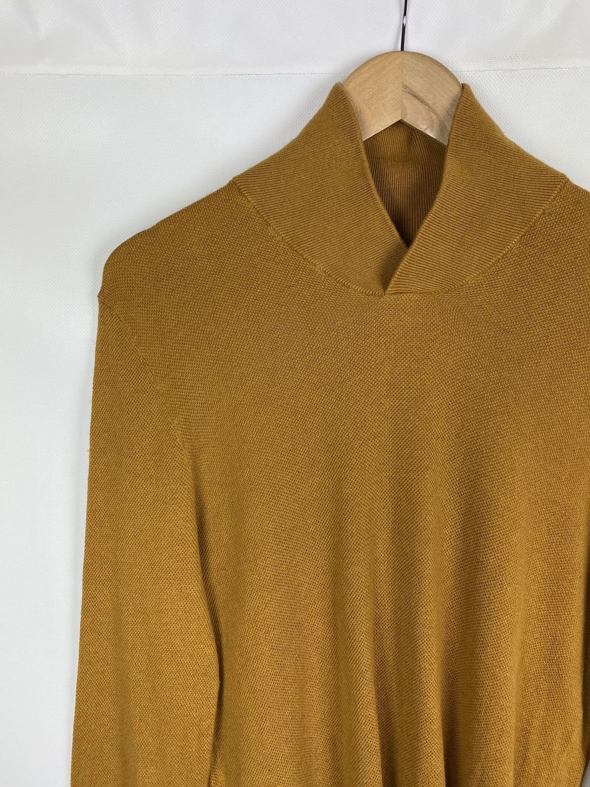 Suitsupply Suitsupply cotton cashmere shawl collar sweater pullover Size US M / EU 48-50 / 2 - 3 Thumbnail