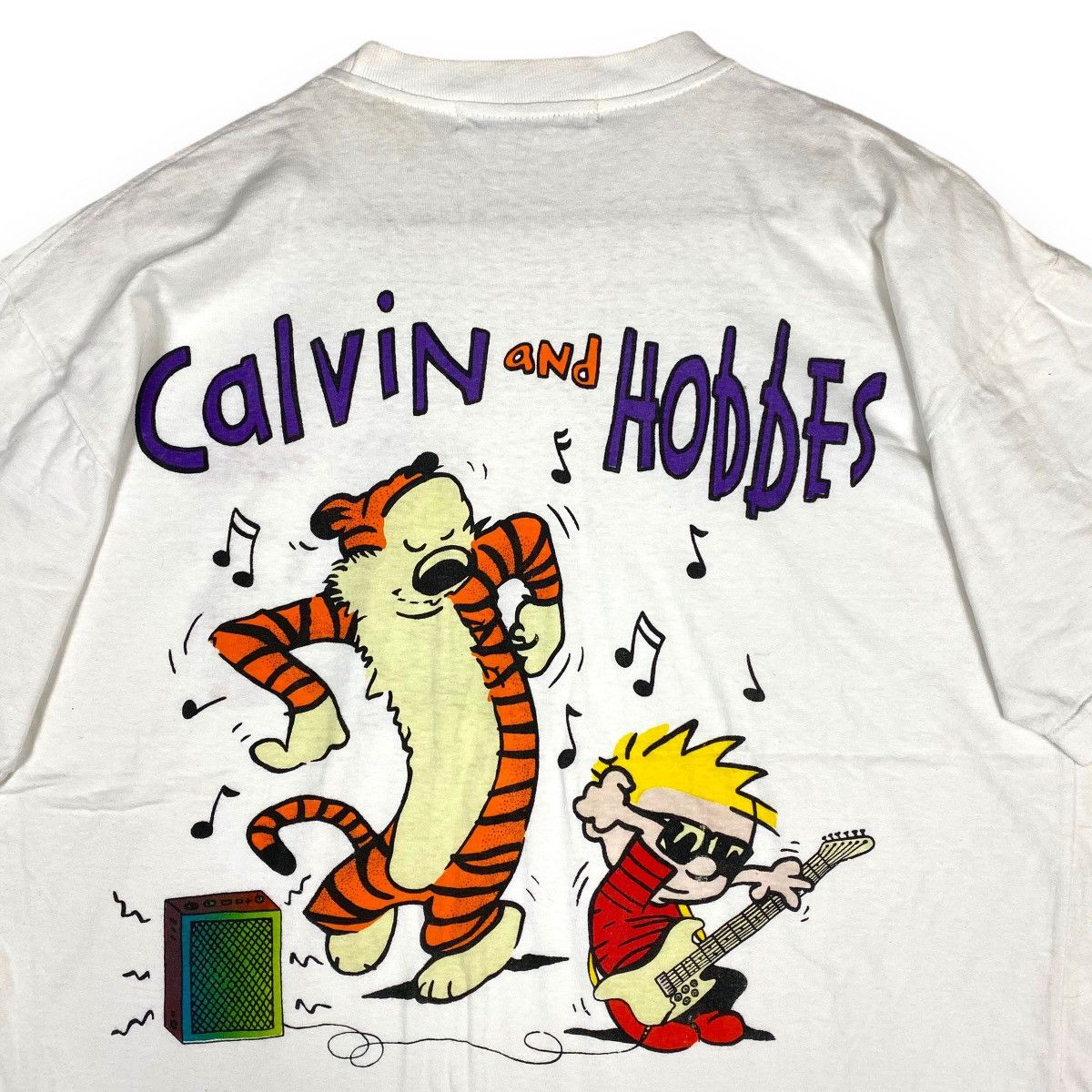 Vintage VINTAGE 90's CALVIN AND HOBBES CARTOON COMICS TEE Size US L / EU 52-54 / 3 - 2 Thumbnail