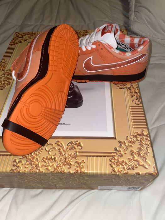 Nike Nike sb dunk orange lobsters with special box Grailed