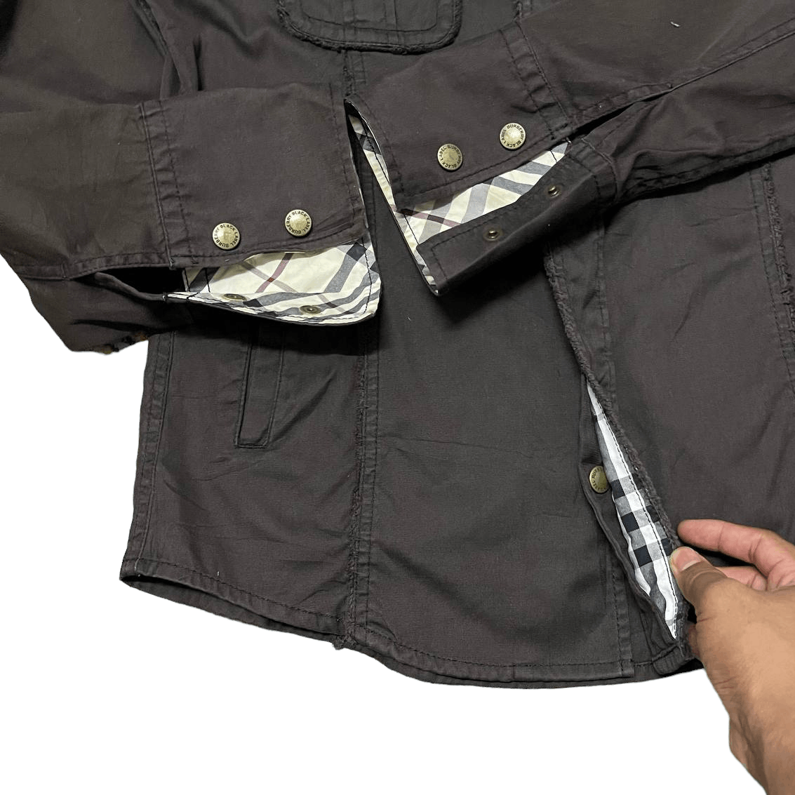Burberry Vintage Burberry Black Label Nova Check Jacket Size M / US 6-8 / IT 42-44 - 6 Thumbnail
