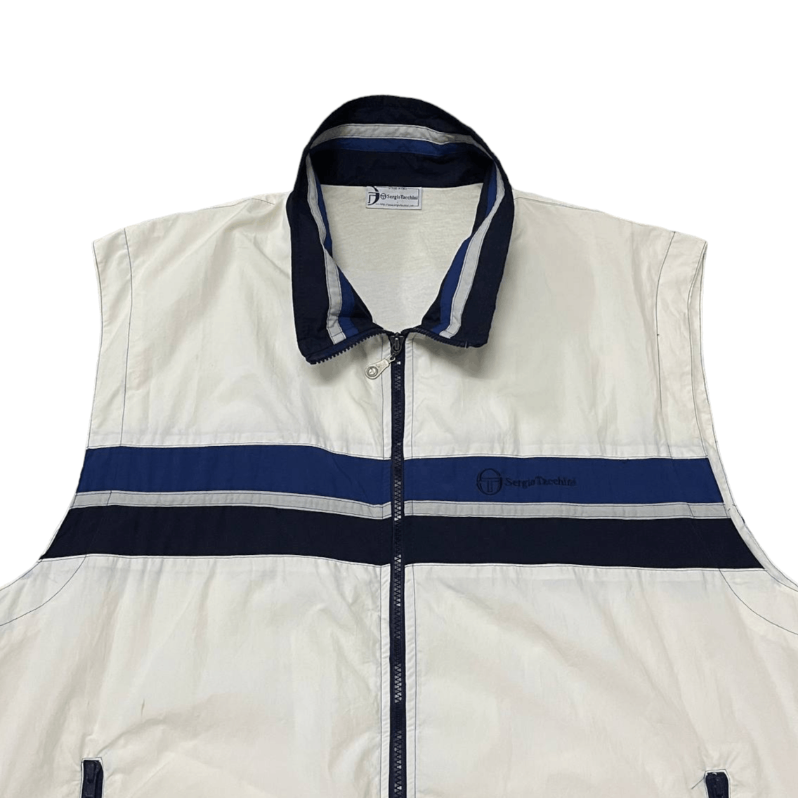 Sergio Tacchini Vintage Sergio Tacchini Vest Size US XL / EU 56 / 4 - 2 Thumbnail