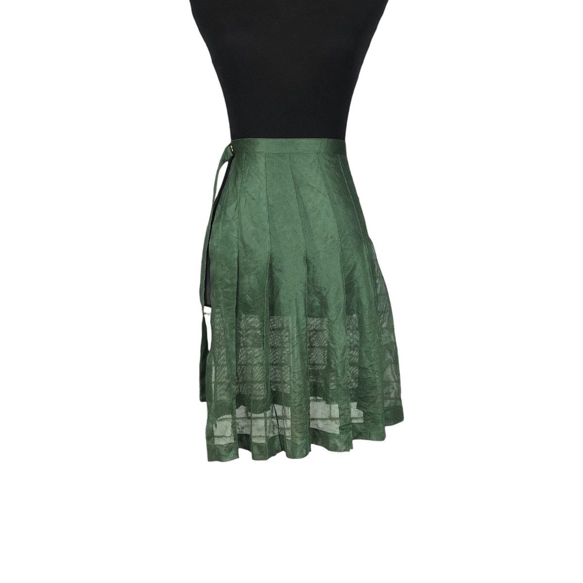 Undercover Vintage 90s Undercover Uparmored Council Mini Mesh Skirt Size 24" / US 00 / IT 34 - 3 Thumbnail