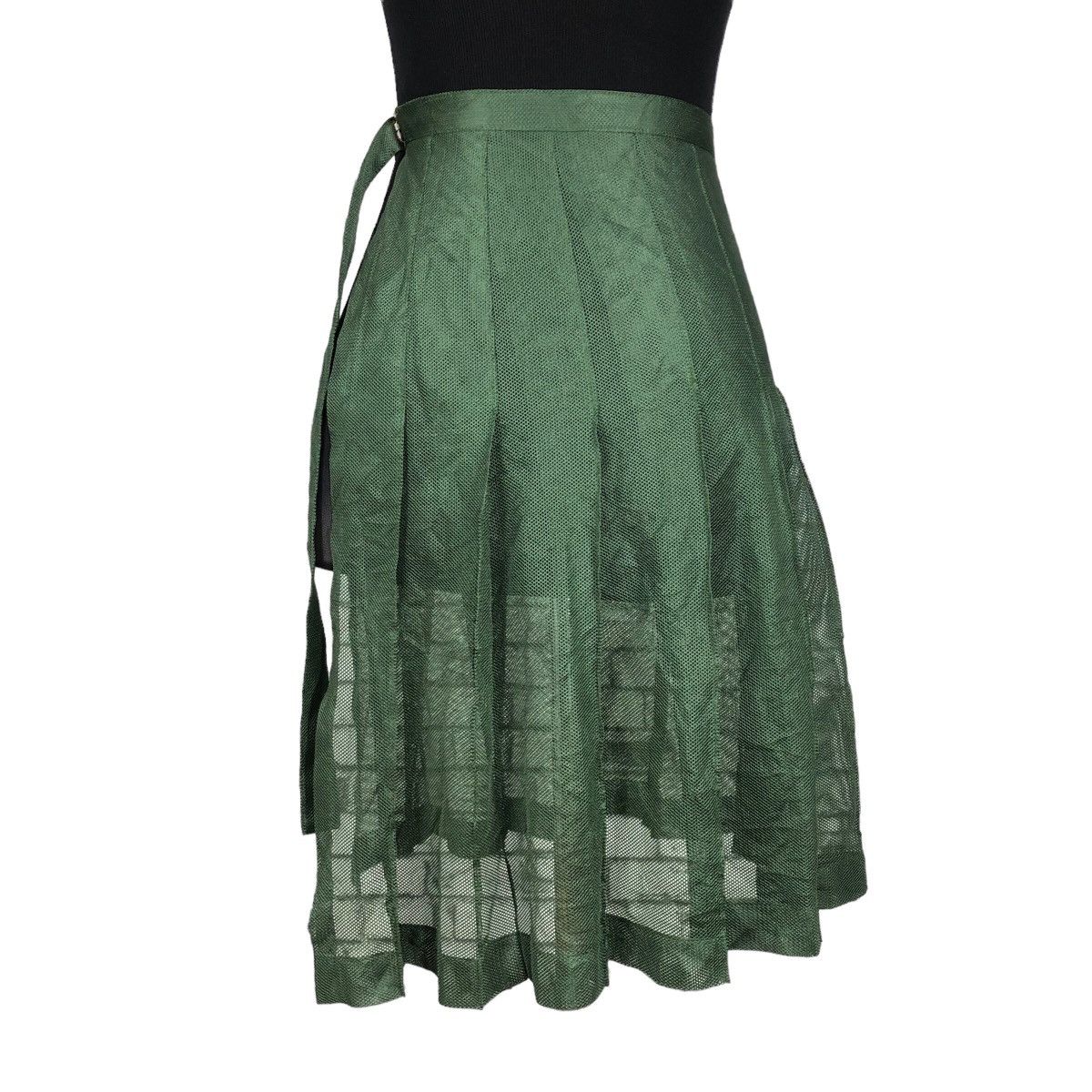 Undercover Vintage 90s Undercover Uparmored Council Mini Mesh Skirt Size 24" / US 00 / IT 34 - 2 Thumbnail