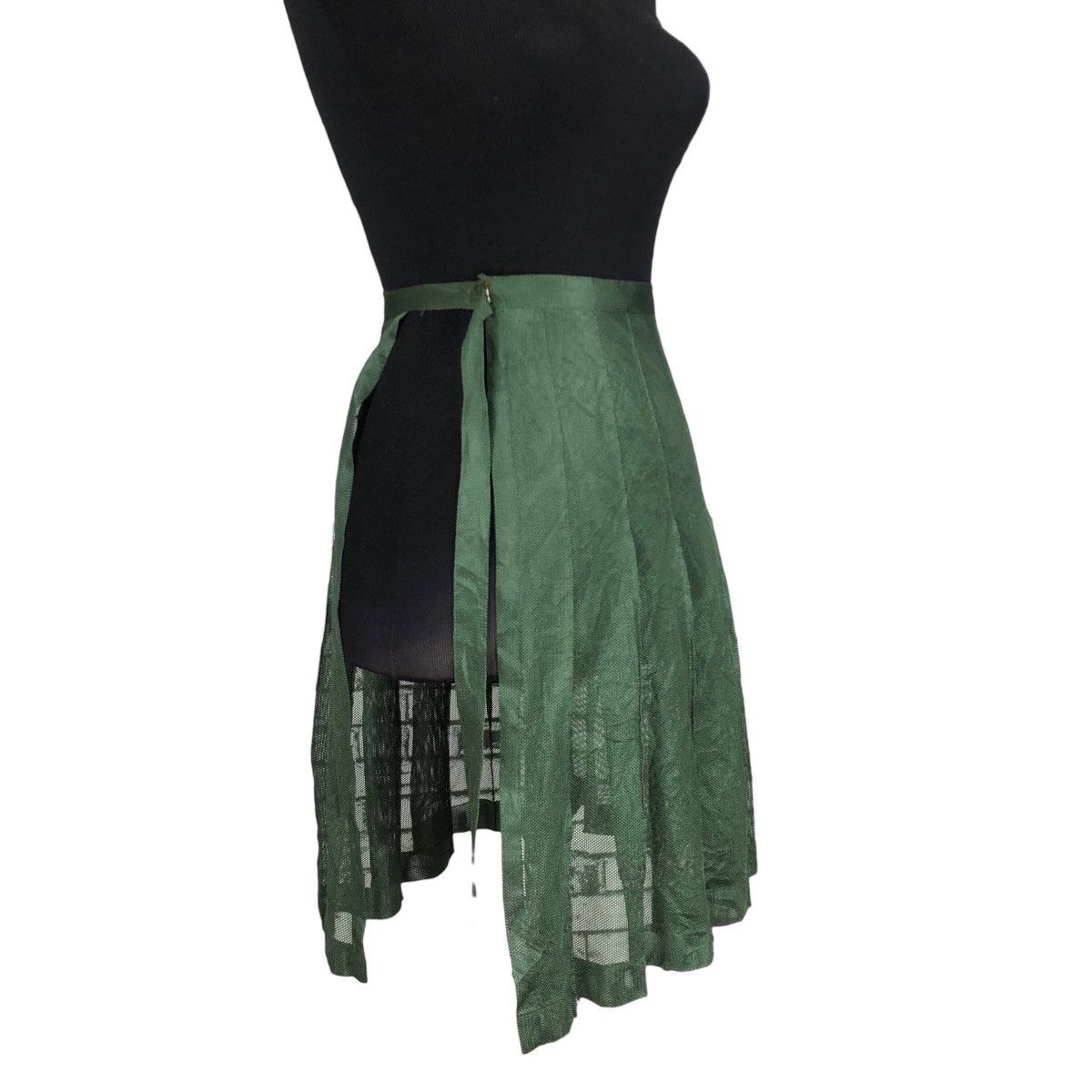Undercover Vintage 90s Undercover Uparmored Council Mini Mesh Skirt Size 24" / US 00 / IT 34 - 4 Thumbnail