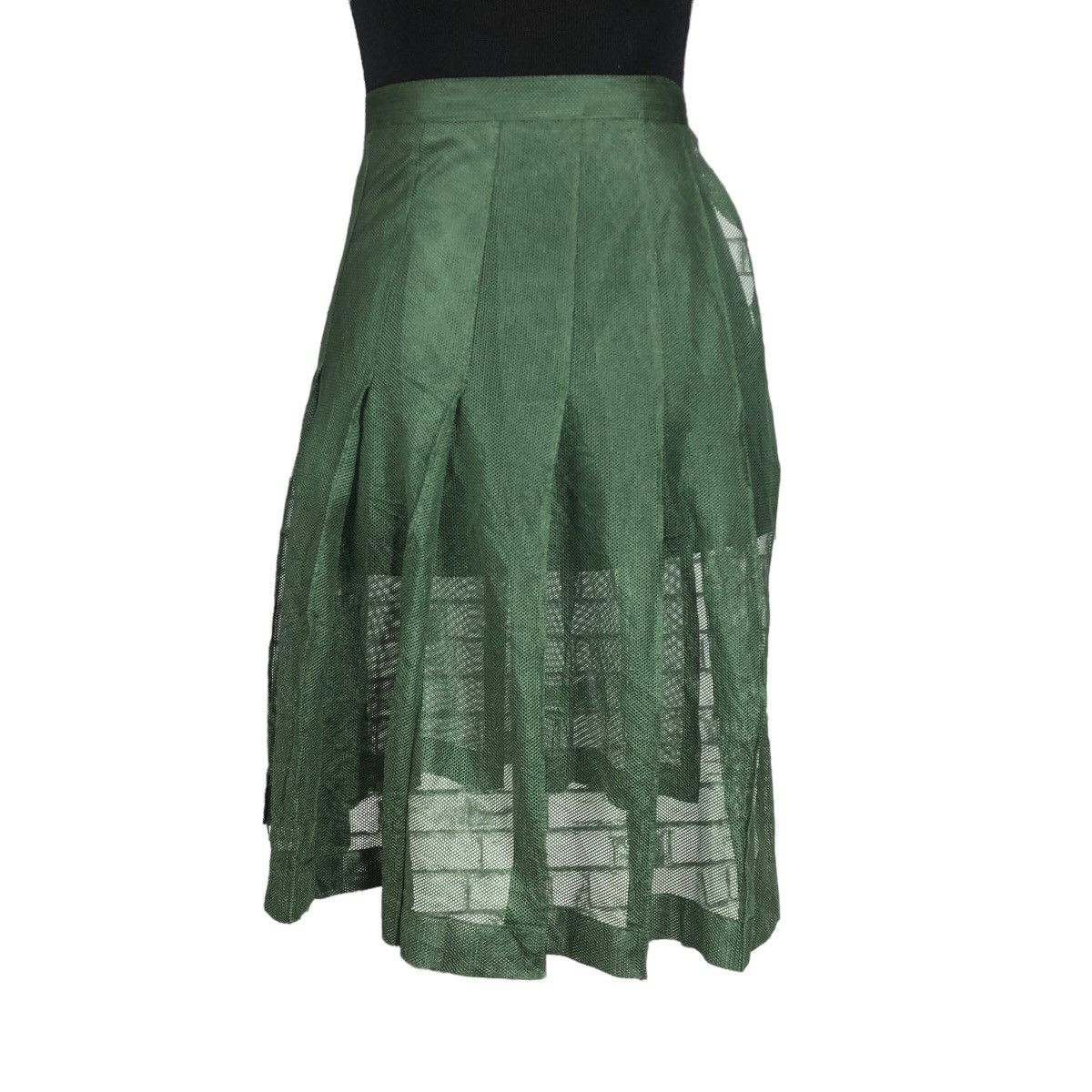 Undercover Vintage 90s Undercover Uparmored Council Mini Mesh Skirt Size 24" / US 00 / IT 34 - 7 Thumbnail