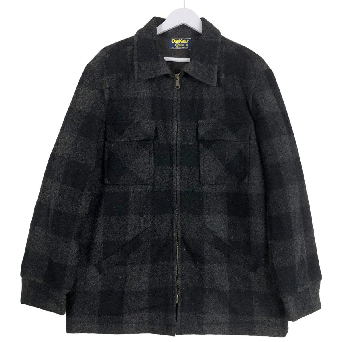 💥OSHKOSH JAPAN CRUISER WOOL PLAID ZIP JACKET