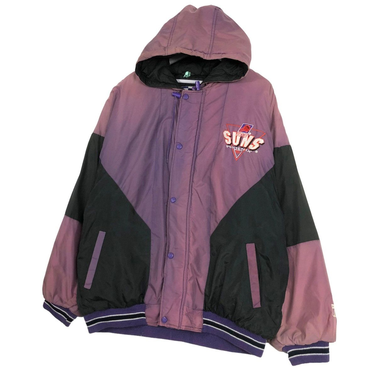 Logo 7 × NBA × Vintage 💥90s PHEONIX SUNS LOGO 7 SUNFADED BOMBER VARSITY Size US XL / EU 56 / 4 - 3 Thumbnail