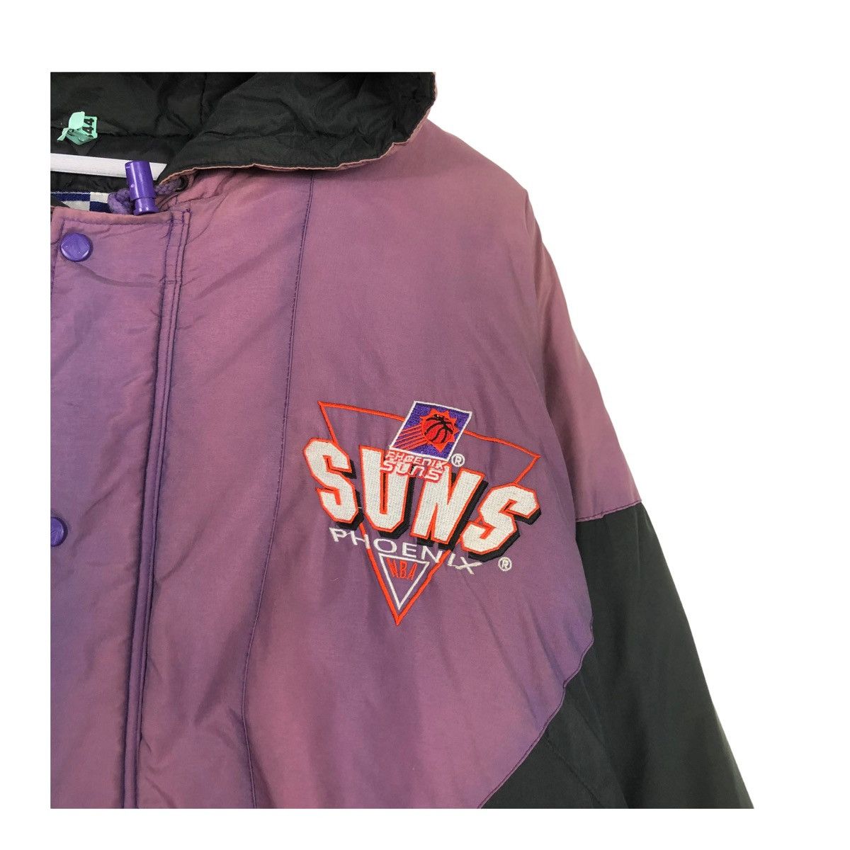 Logo 7 × NBA × Vintage 💥90s PHEONIX SUNS LOGO 7 SUNFADED BOMBER VARSITY Size US XL / EU 56 / 4 - 7 Thumbnail