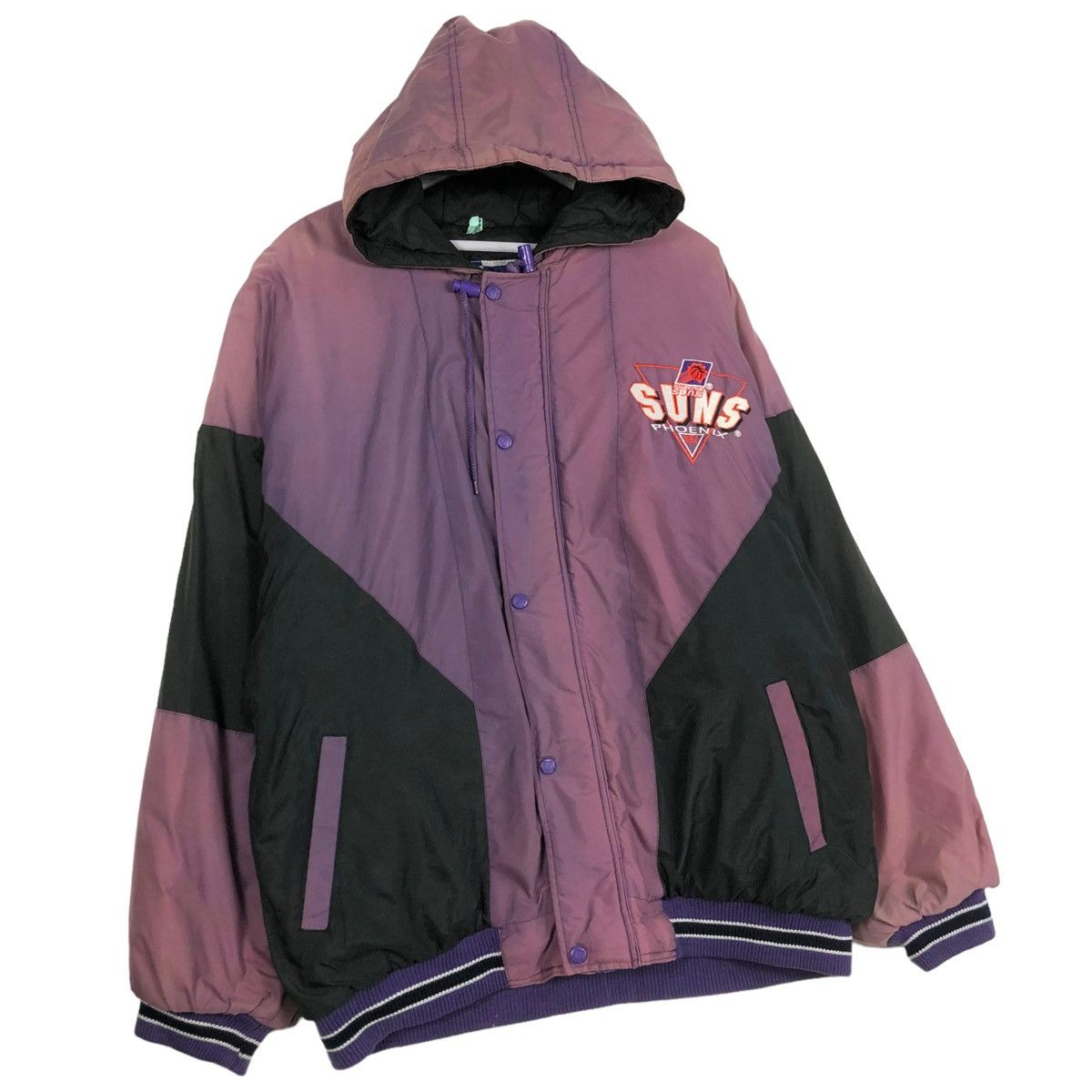 Logo 7 × NBA × Vintage 💥90s PHEONIX SUNS LOGO 7 SUNFADED BOMBER VARSITY Size US XL / EU 56 / 4 - 4 Thumbnail