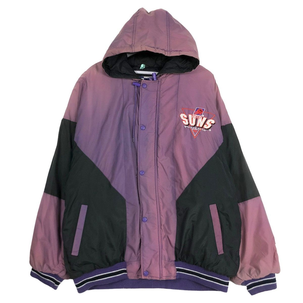 Logo 7 × NBA × Vintage 💥90s PHEONIX SUNS LOGO 7 SUNFADED BOMBER VARSITY Size US XL / EU 56 / 4 - 2 Thumbnail