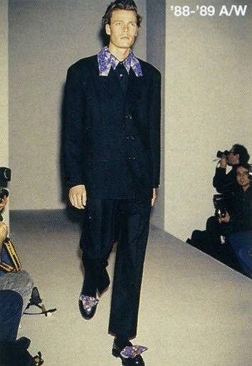 Comme des Garcons × Comme des Garcons Homme × Comme des Garcons Homme Plus 💥AD1988 COMME DES GARÇONS BUTTON JACKET COAT Size US L / EU 52-54 / 3 - 4 Thumbnail