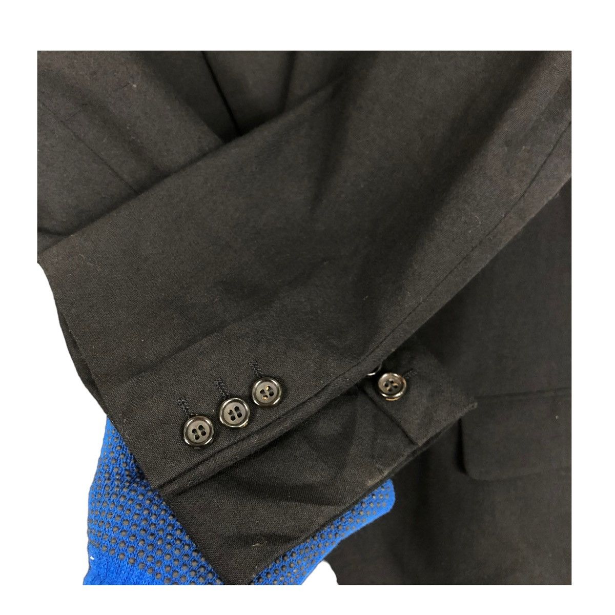 Comme des Garcons × Comme des Garcons Homme × Comme des Garcons Homme Plus 💥AD1988 COMME DES GARÇONS BUTTON JACKET COAT Size US L / EU 52-54 / 3 - 8 Thumbnail