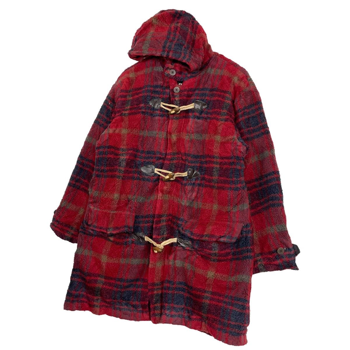 Ralph Lauren × Vintage 💥RALPH LAUREN FLEECE TOGGLE HOODIE PARKA Size US M / EU 48-50 / 2 - 2 Thumbnail