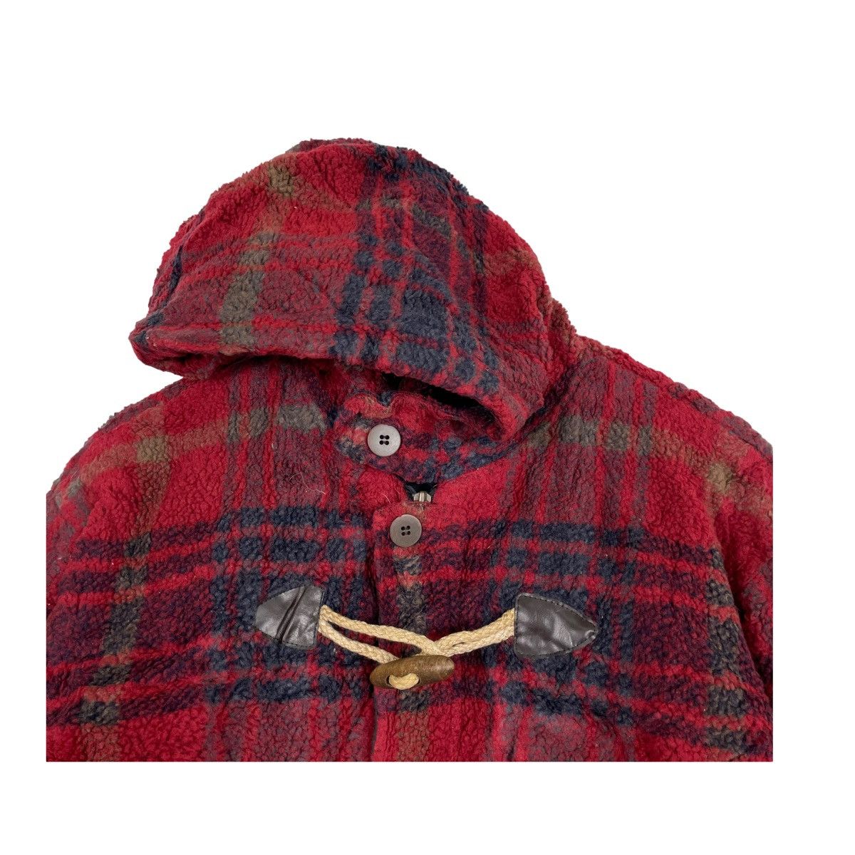 Ralph Lauren × Vintage 💥RALPH LAUREN FLEECE TOGGLE HOODIE PARKA Size US M / EU 48-50 / 2 - 4 Thumbnail