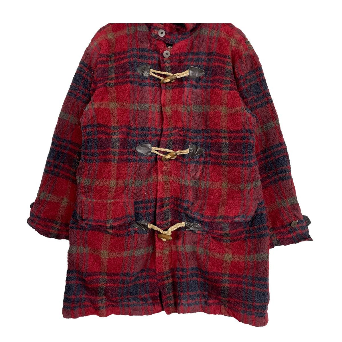 Ralph Lauren × Vintage 💥RALPH LAUREN FLEECE TOGGLE HOODIE PARKA Size US M / EU 48-50 / 2 - 5 Thumbnail
