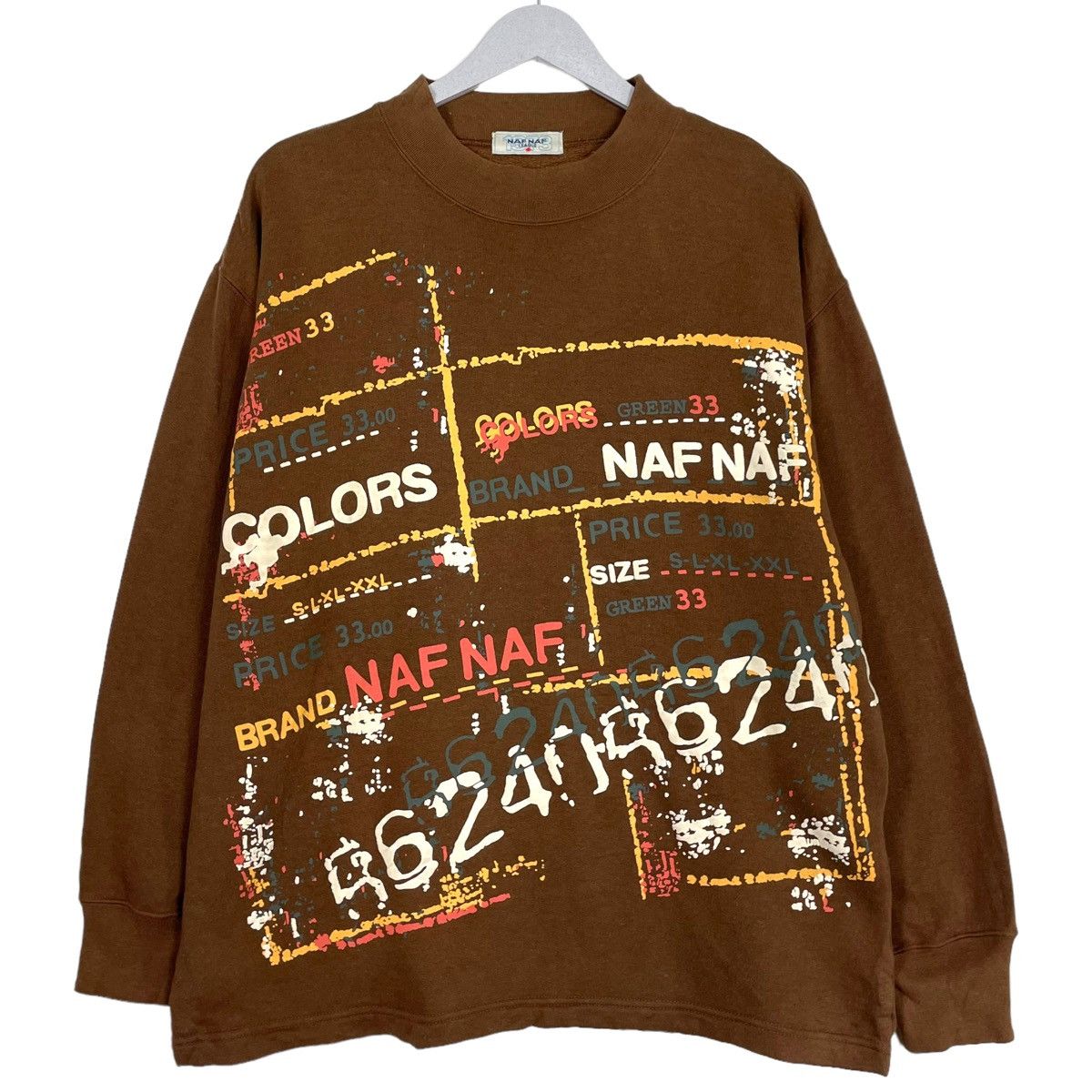 Issey Miyake × Japanese Brand × Vintage 💥NAF NAF ISSEY MIYAKE PULLOVER SWEATSHIRT Size US M / EU 48-50 / 2 - 1 Thumbnail