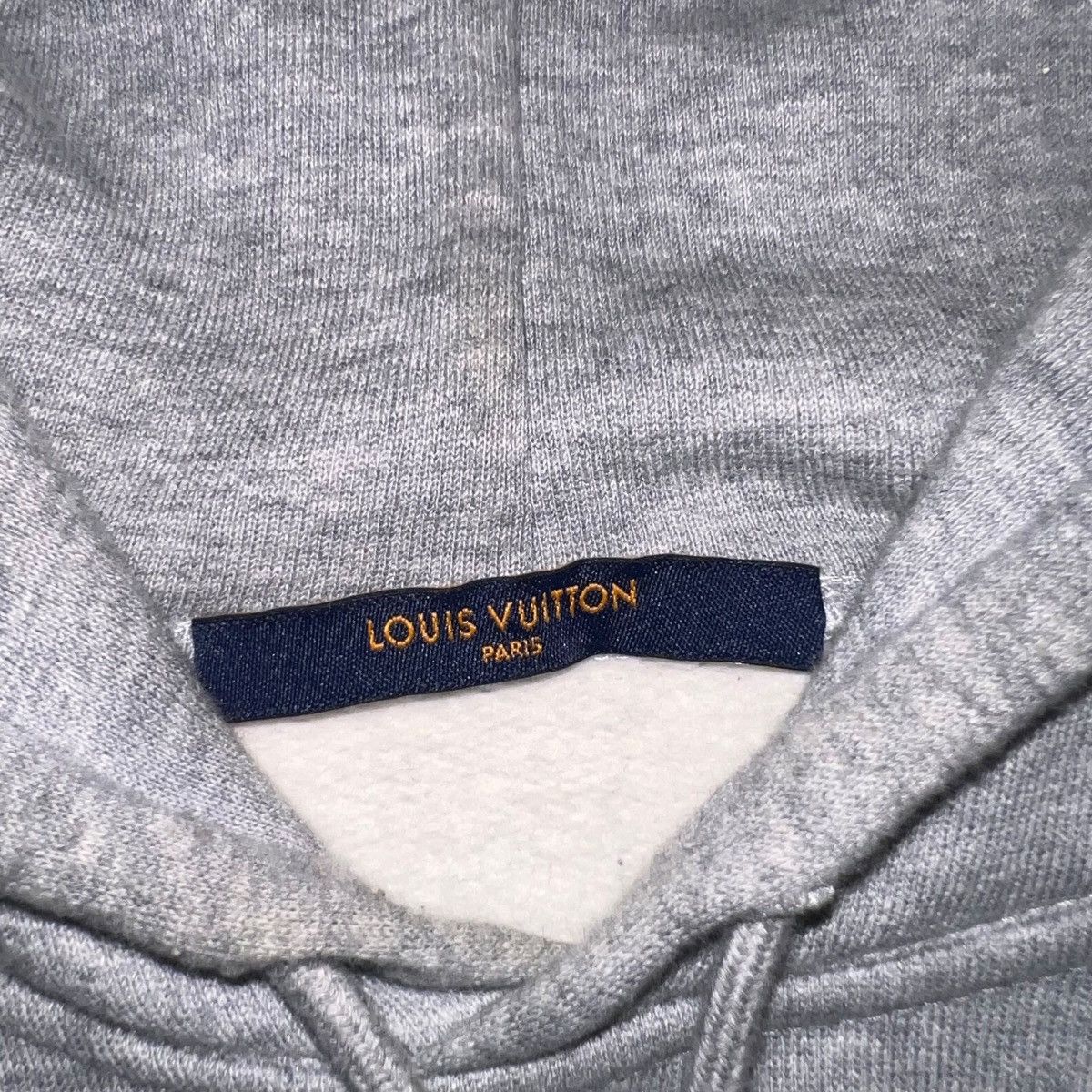 Louis Vuitton × Virgil Abloh Louis Vuitton 21AW Grey Tourist Vs Purist Tuffetage Hoodie Size US L / EU 52-54 / 3 - 4 Thumbnail