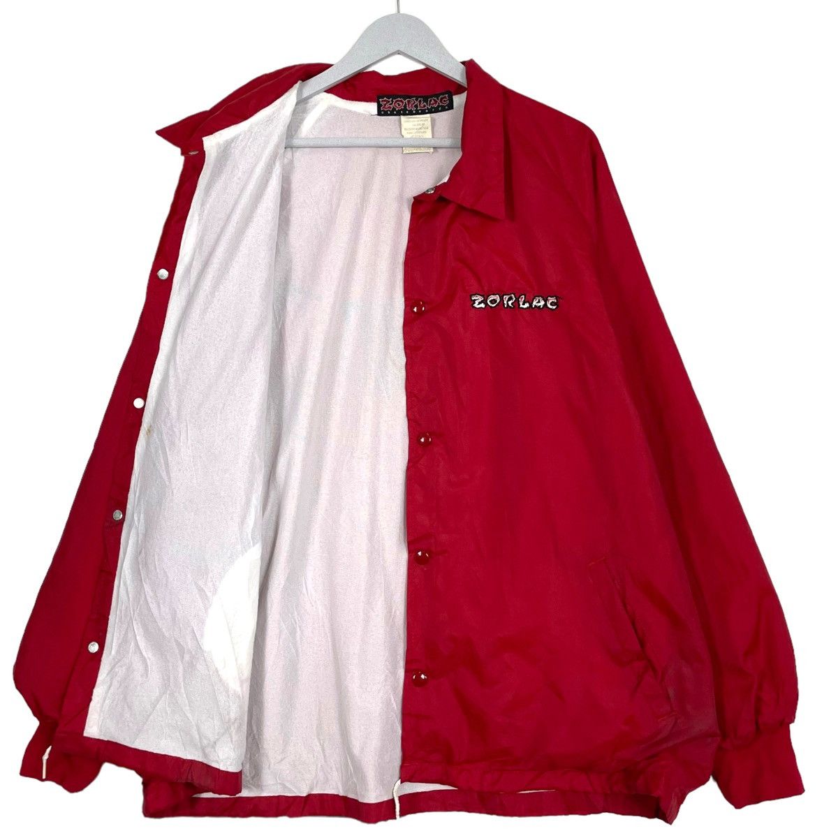 Other 💥90s ZORLAC SKATEBOARD BIG LOGO SNAP JACKET Size US XL / EU 56 / 4 - 5 Thumbnail