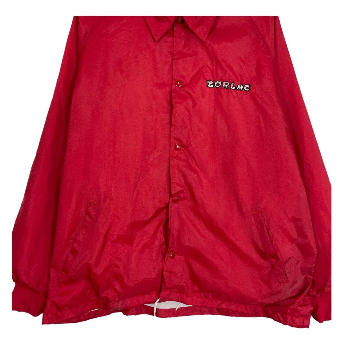 Other 💥90s ZORLAC SKATEBOARD BIG LOGO SNAP JACKET Size US XL / EU 56 / 4 - 6 Thumbnail