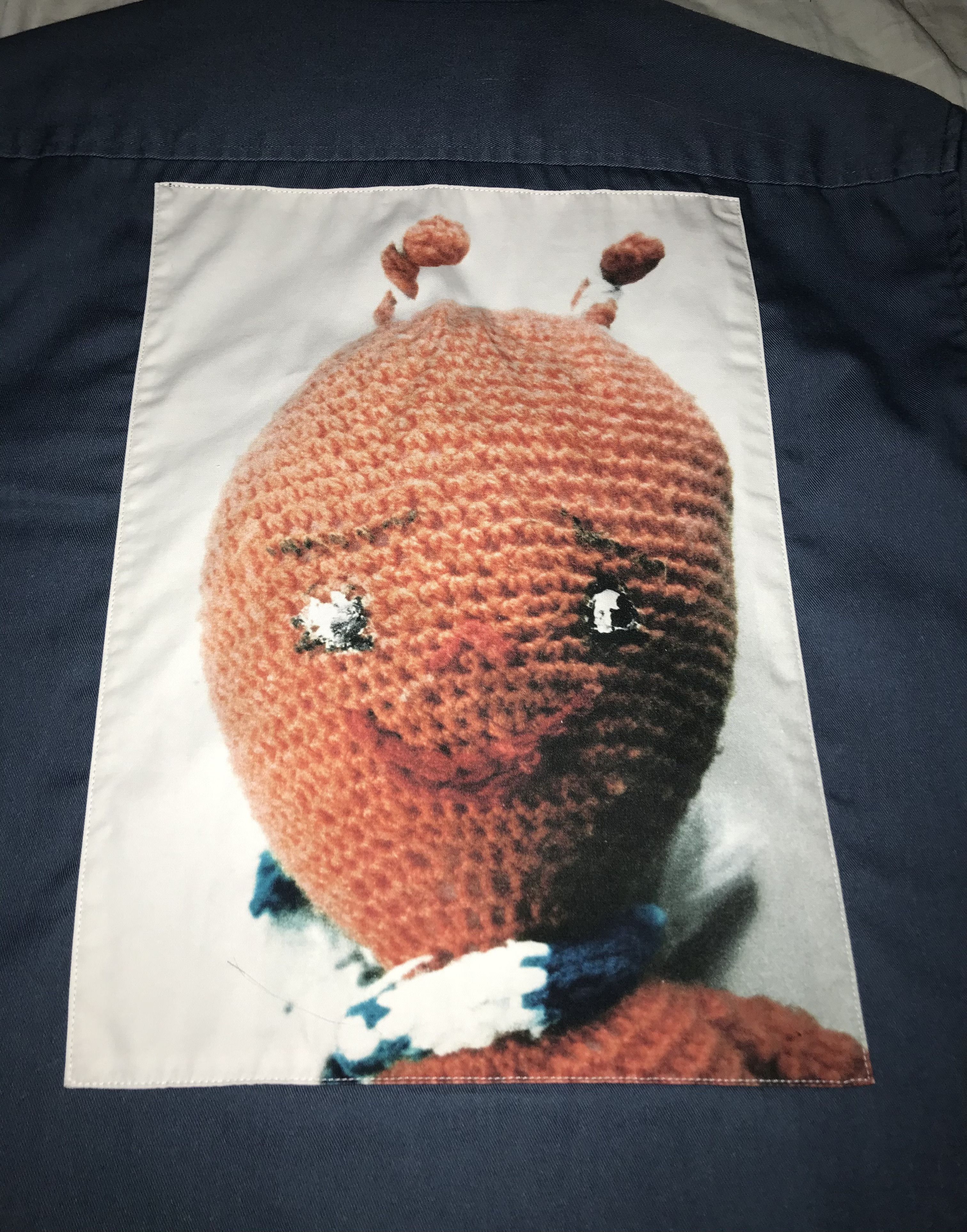 Supreme Supreme x Mike Kelley Ahhh Youth! Navy Work Shirt Size US M / EU 48-50 / 2 - 2 Thumbnail
