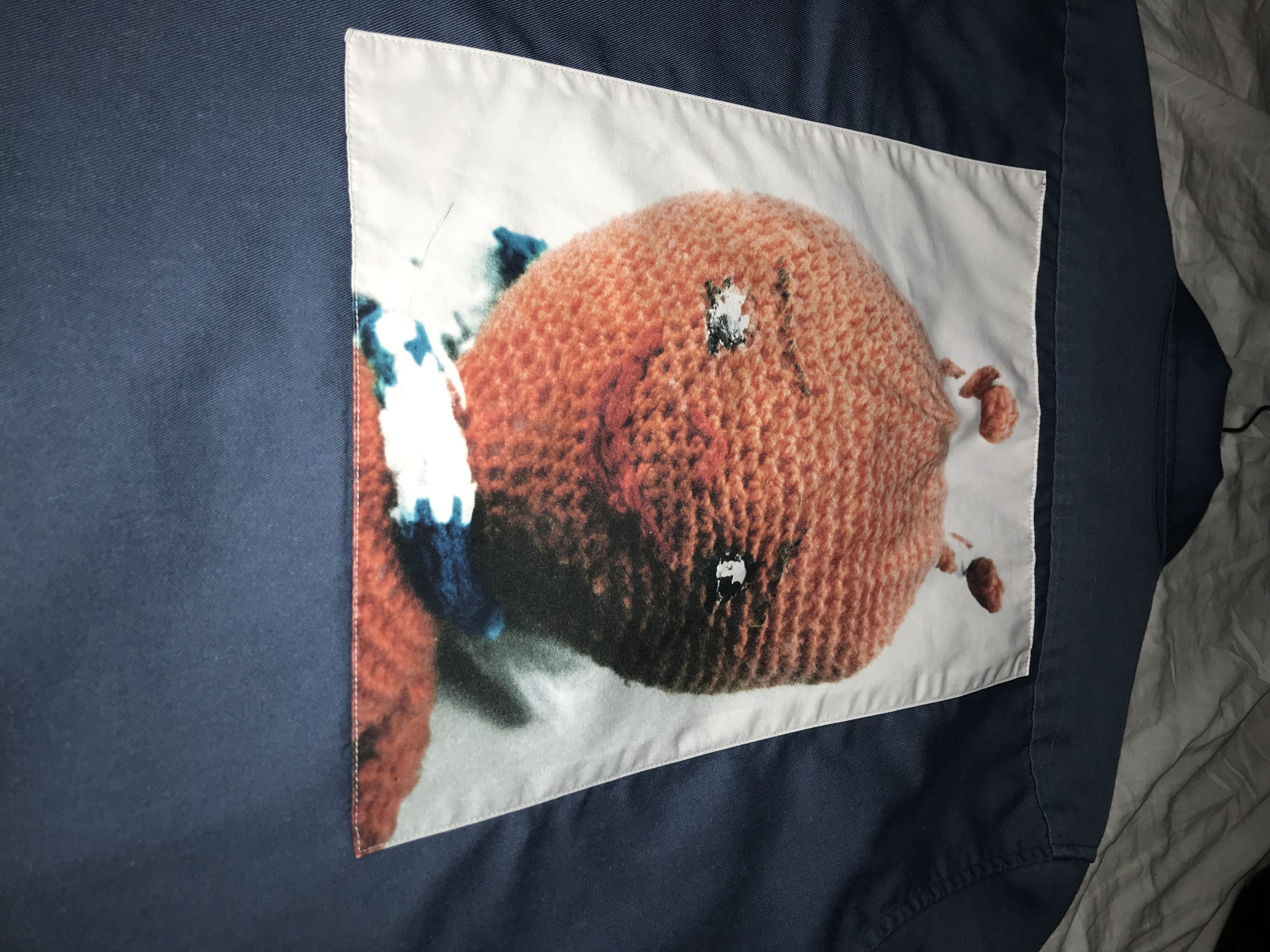 Supreme Supreme x Mike Kelley Ahhh Youth! Navy Work Shirt Size US M / EU 48-50 / 2 - 3 Thumbnail