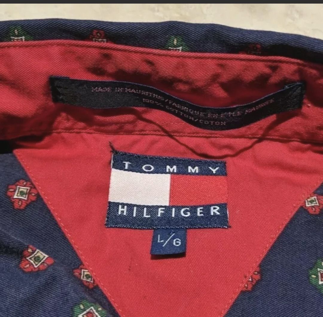 Tommy Hilfiger Vintage Tommy Hilfiger Button Shirt Size US L / EU 52-54 / 3 - 3 Thumbnail