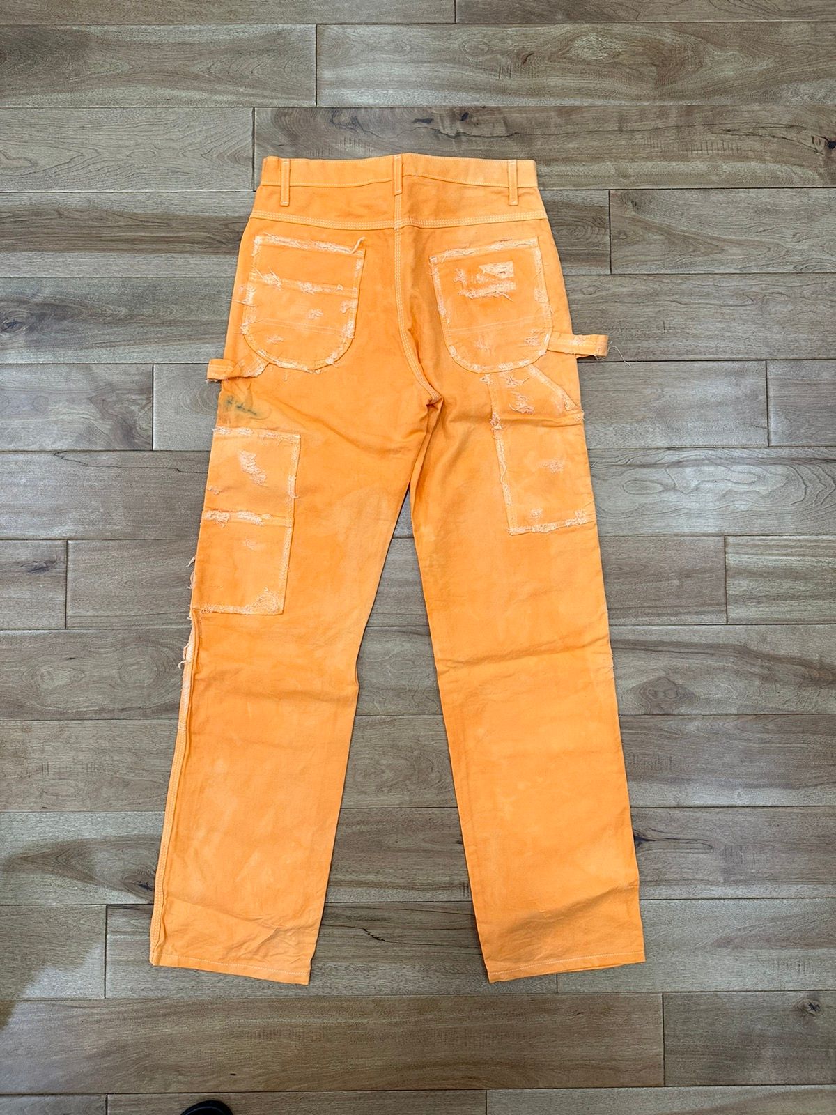 Custom Hand dyed and distressed Dickies Double Knee Pants Size US 30 / EU 46 - 2 Preview