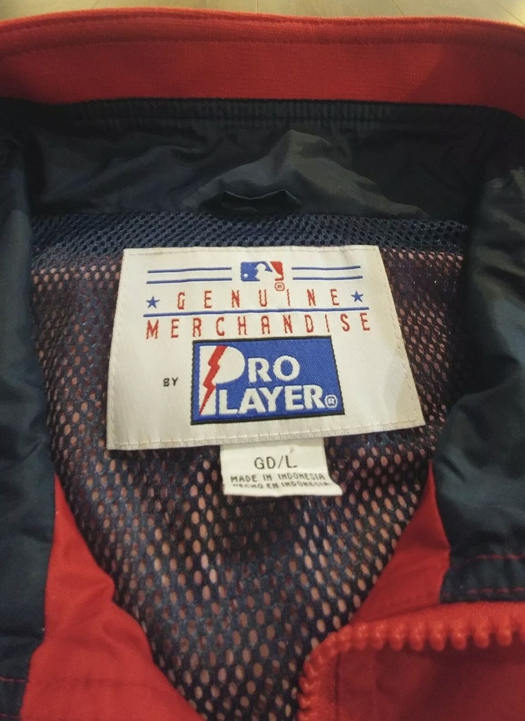 MLB Vintage Pro Player Indians jacket Embroidered Logos Size US L / EU 52-54 / 3 - 4 Thumbnail